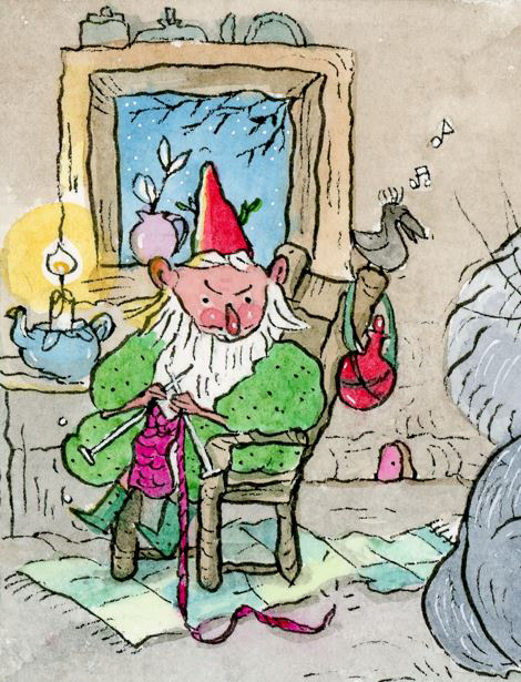 Gnome from 'You A Fairy' illustrated for meanpeppervine.com