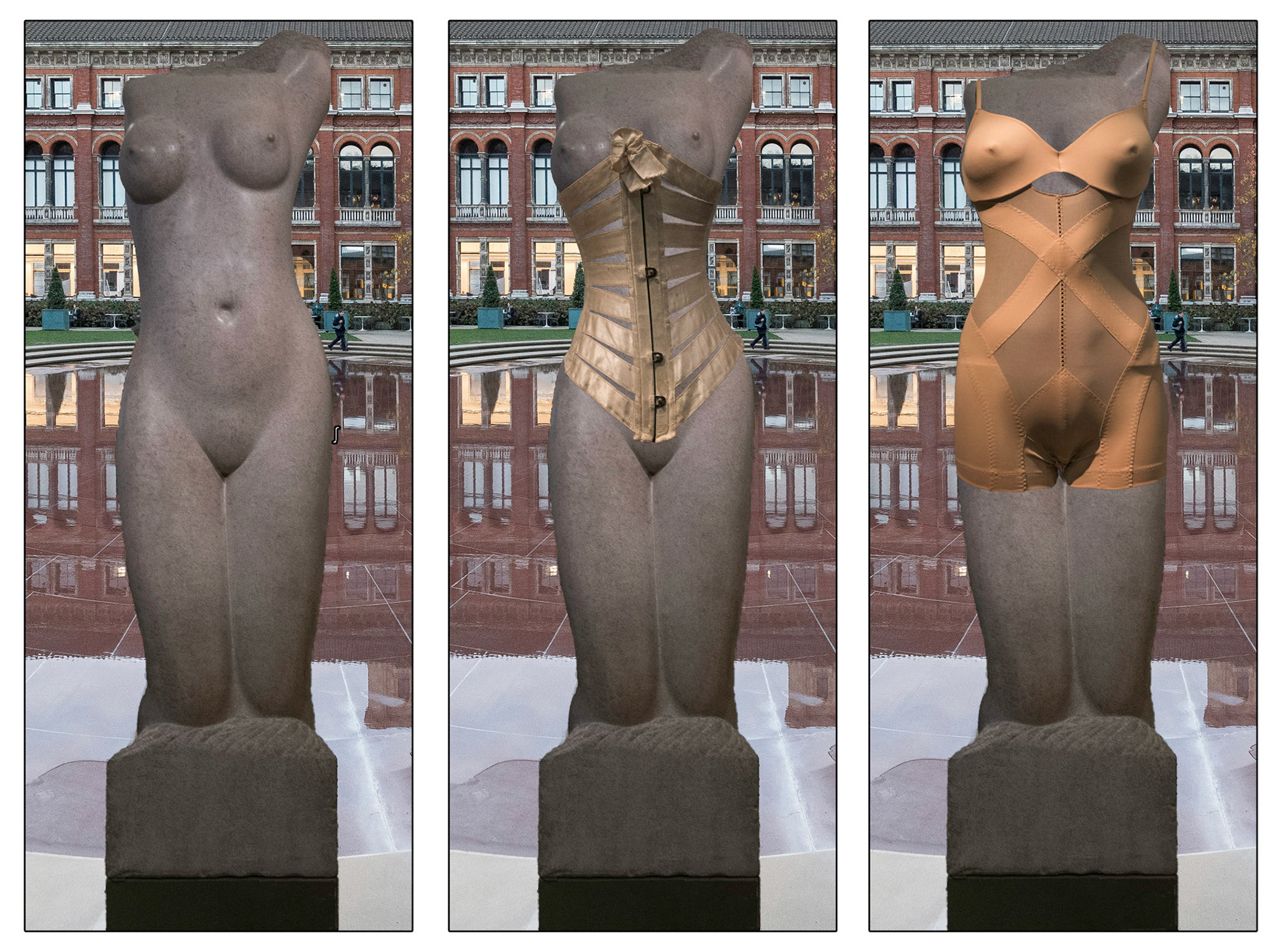 Statue Dressing at the V&A