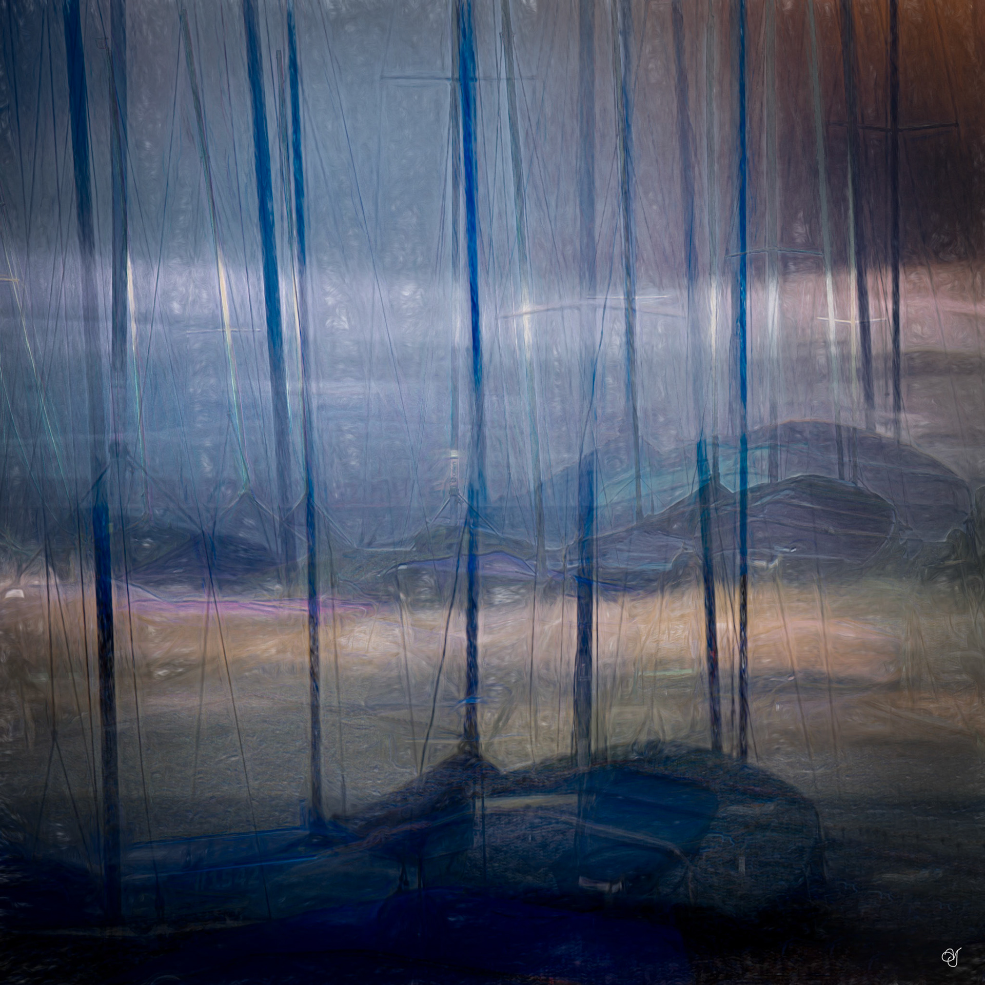 Moonlit Masts