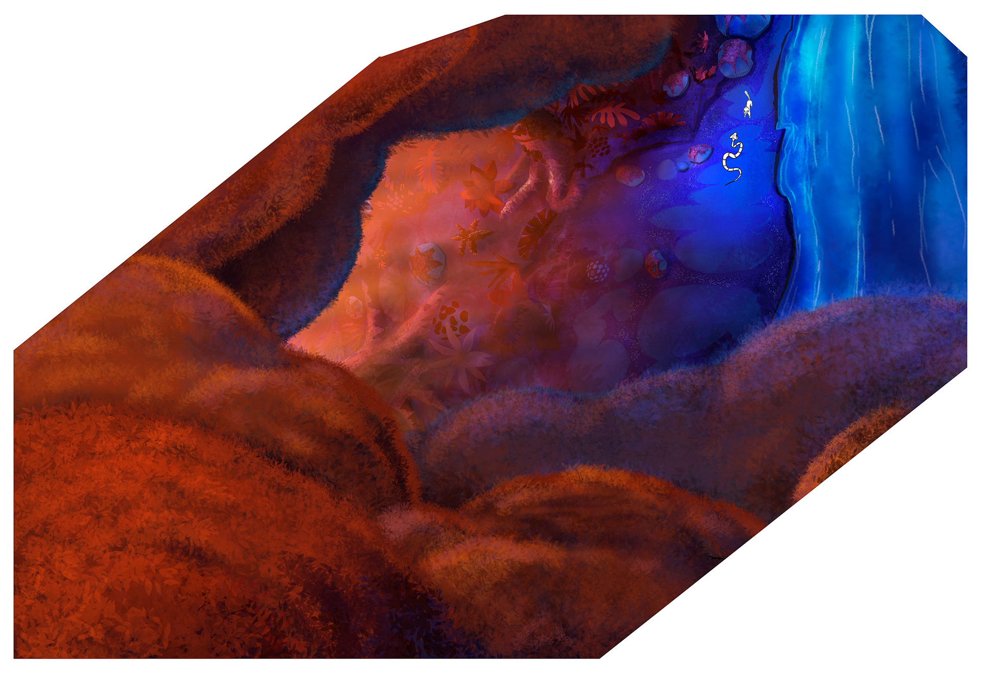 Koati Background Painting - Axel Oil