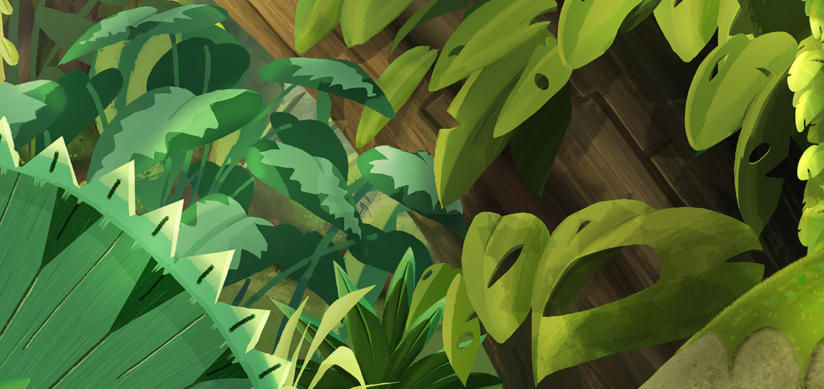 Koati Background Painting - Axel Oil