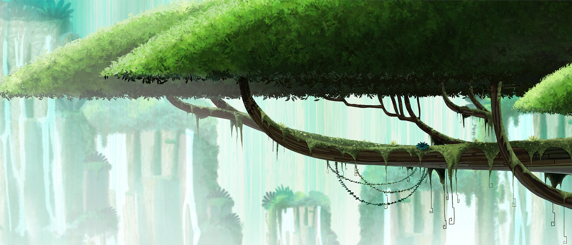 Koati Background Painting - Axel Oil