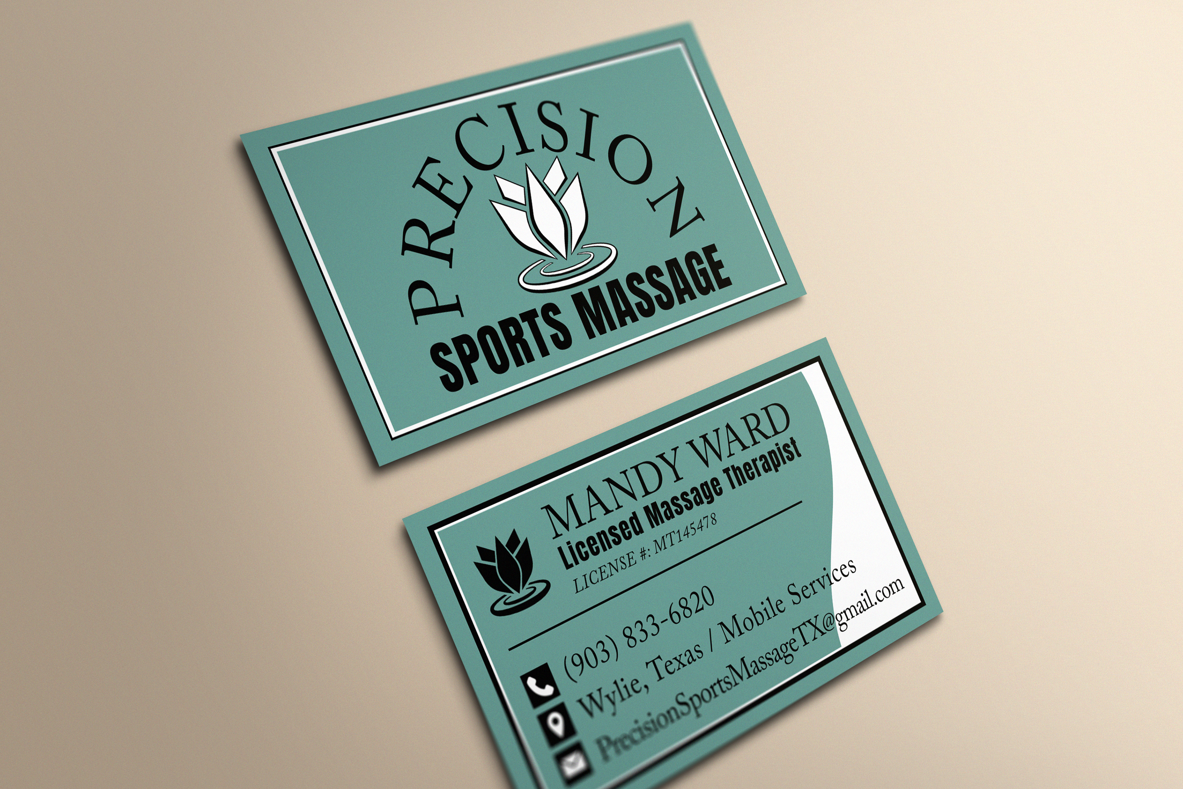 Custom Business Card Design Mockup