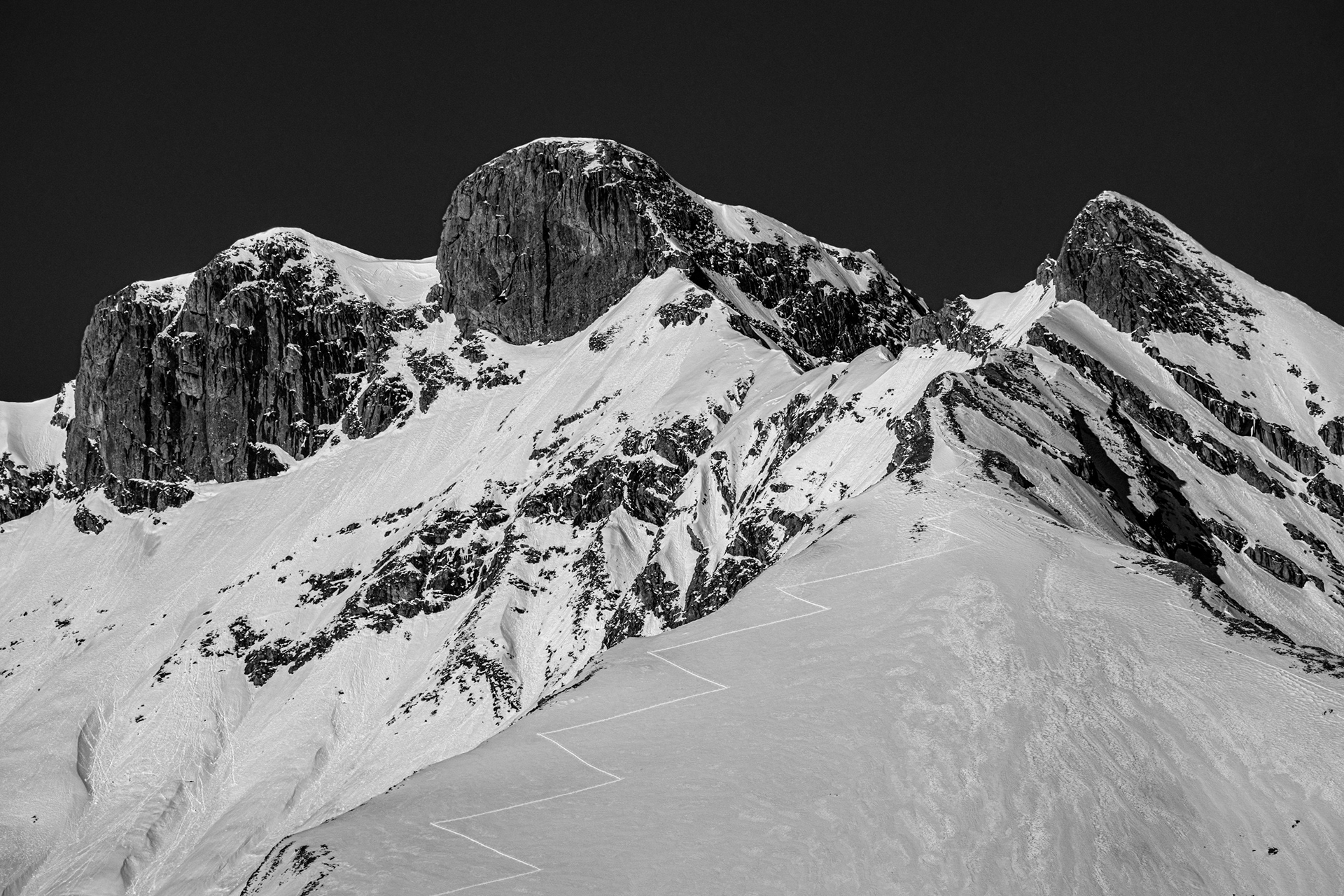 Ansel Adams Les Gets mont chery mountain 
