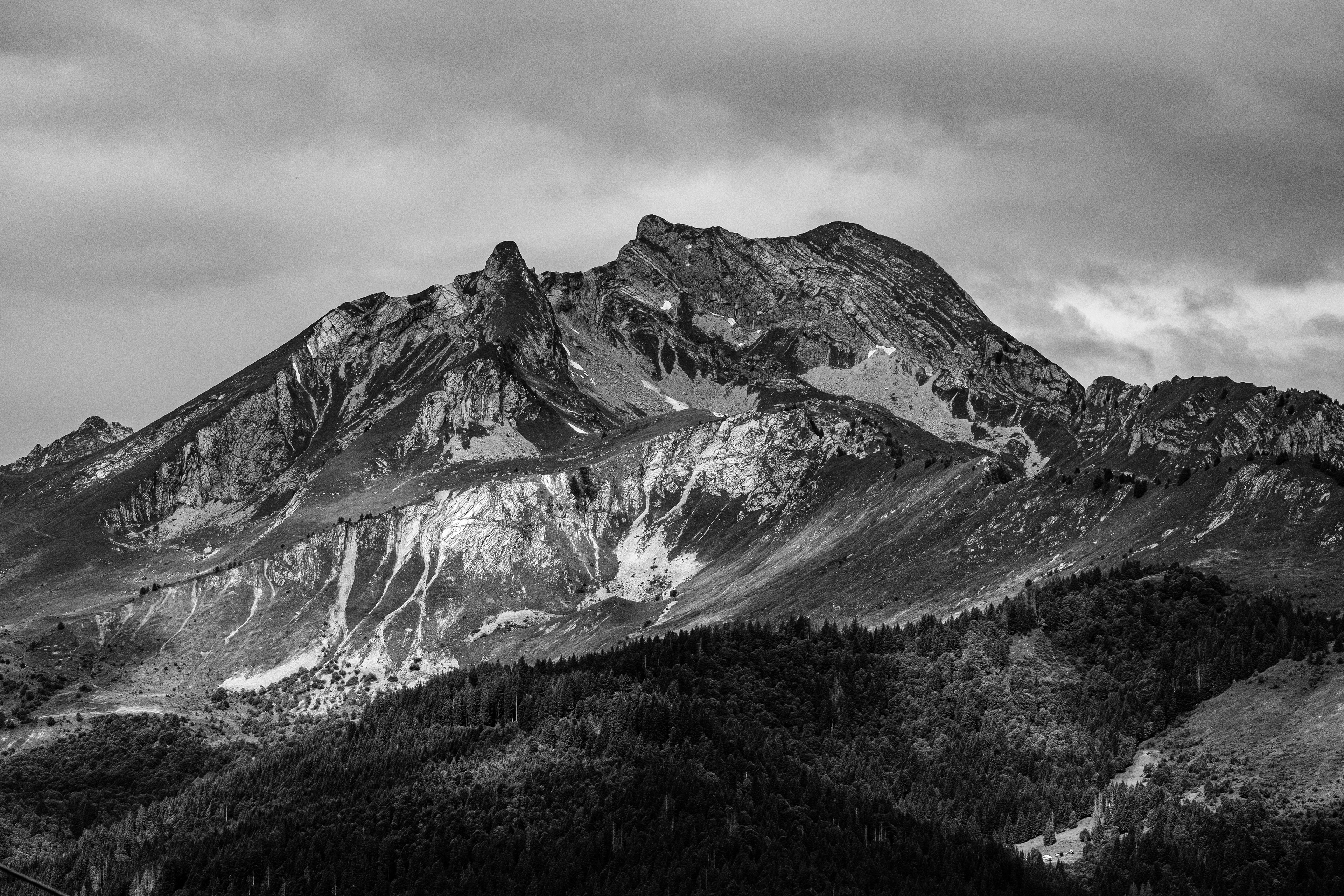 Mountains in Morzine, France