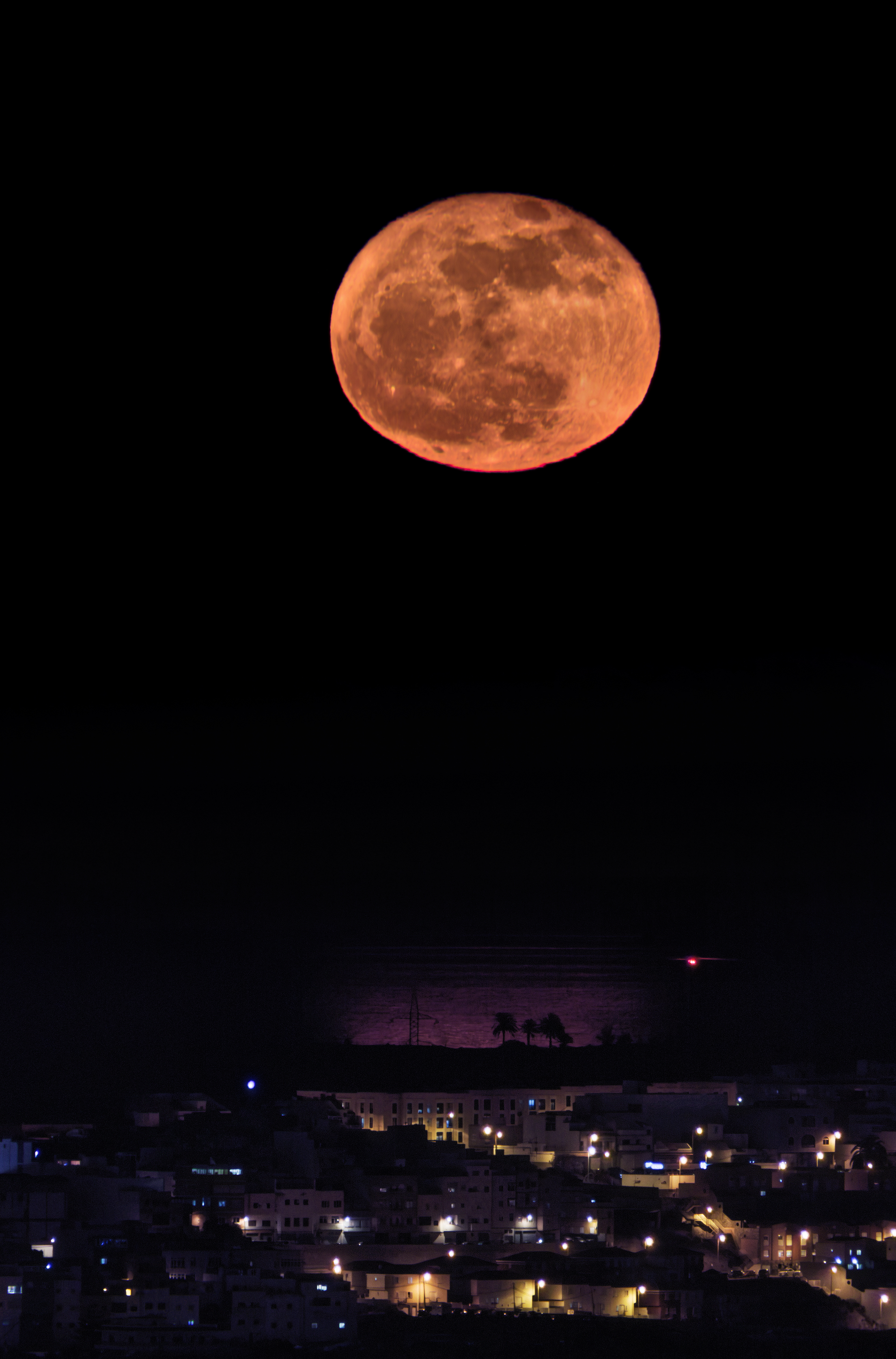 Puesta de luna