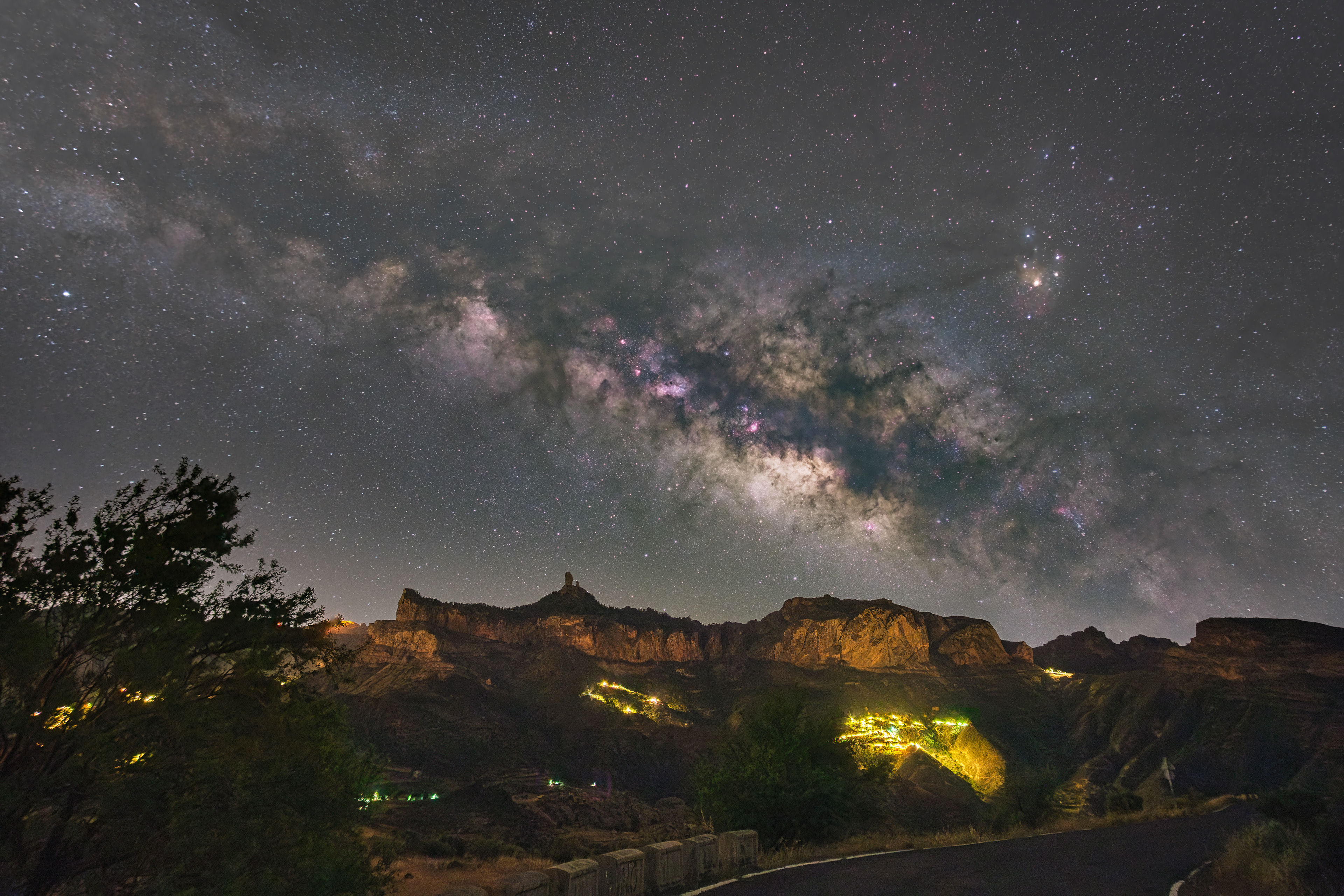 Centro Galáctico sobre el Roque Nublo