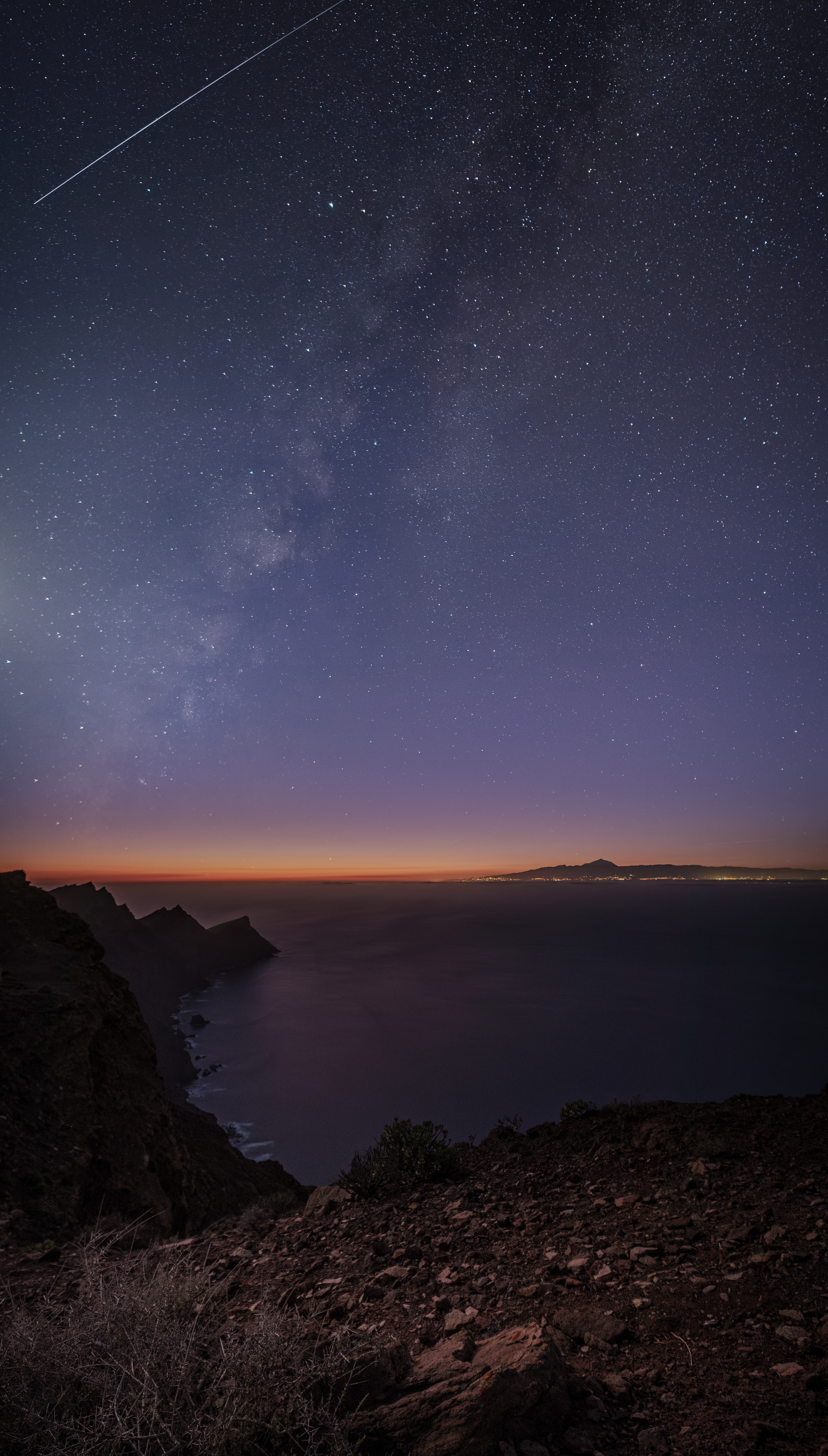 Cola de Dragón y Tenerife hora azul