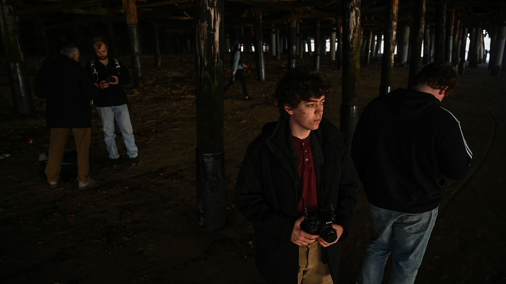 Hunting for the perfect shot. 