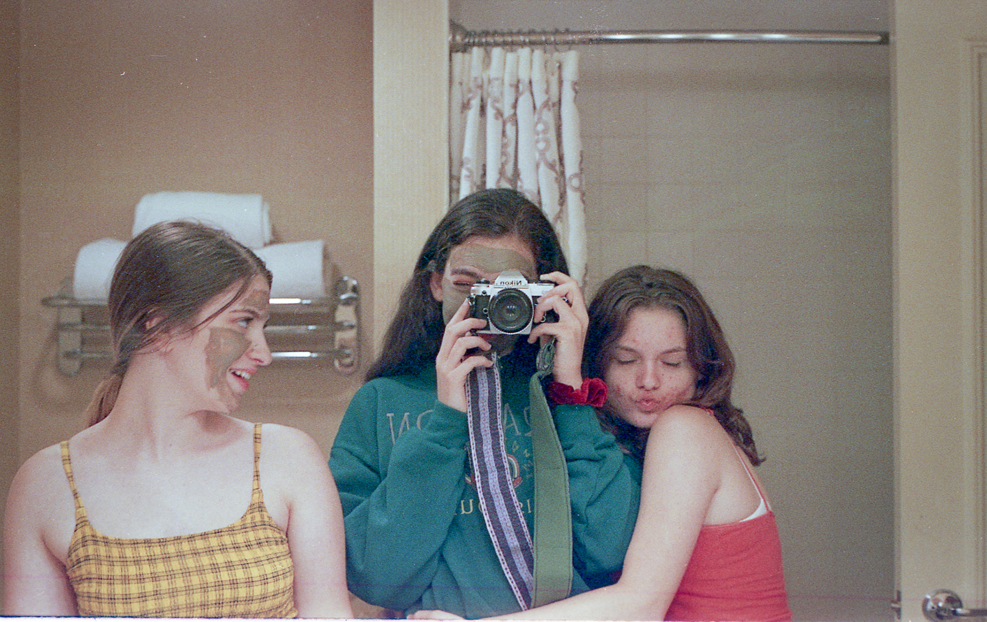Sophie, Summer and I on the Fourth of July. This was the third year in a row I spent the fourth with Sophie, who's parents booked a hotel room with a firework view every year.