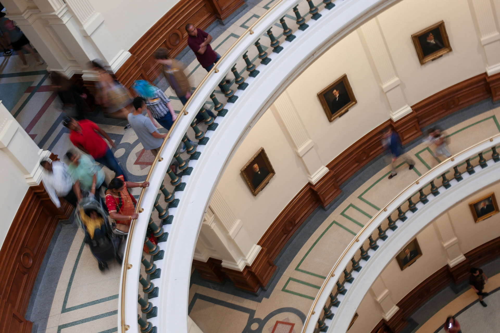 The state capitol on the last day of the regular legislative session, May 29, 2023.