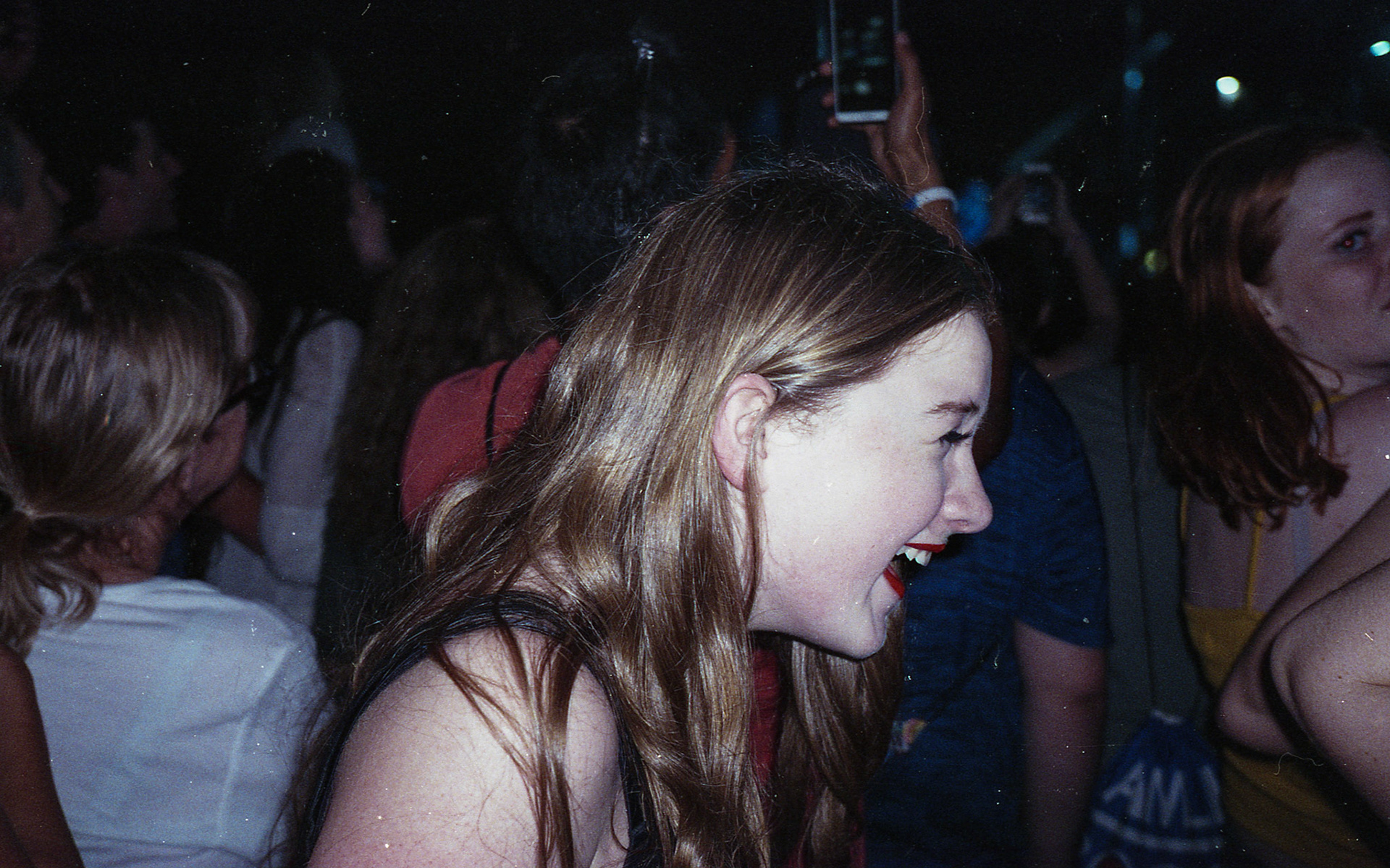 Laughter at Neon Trees.