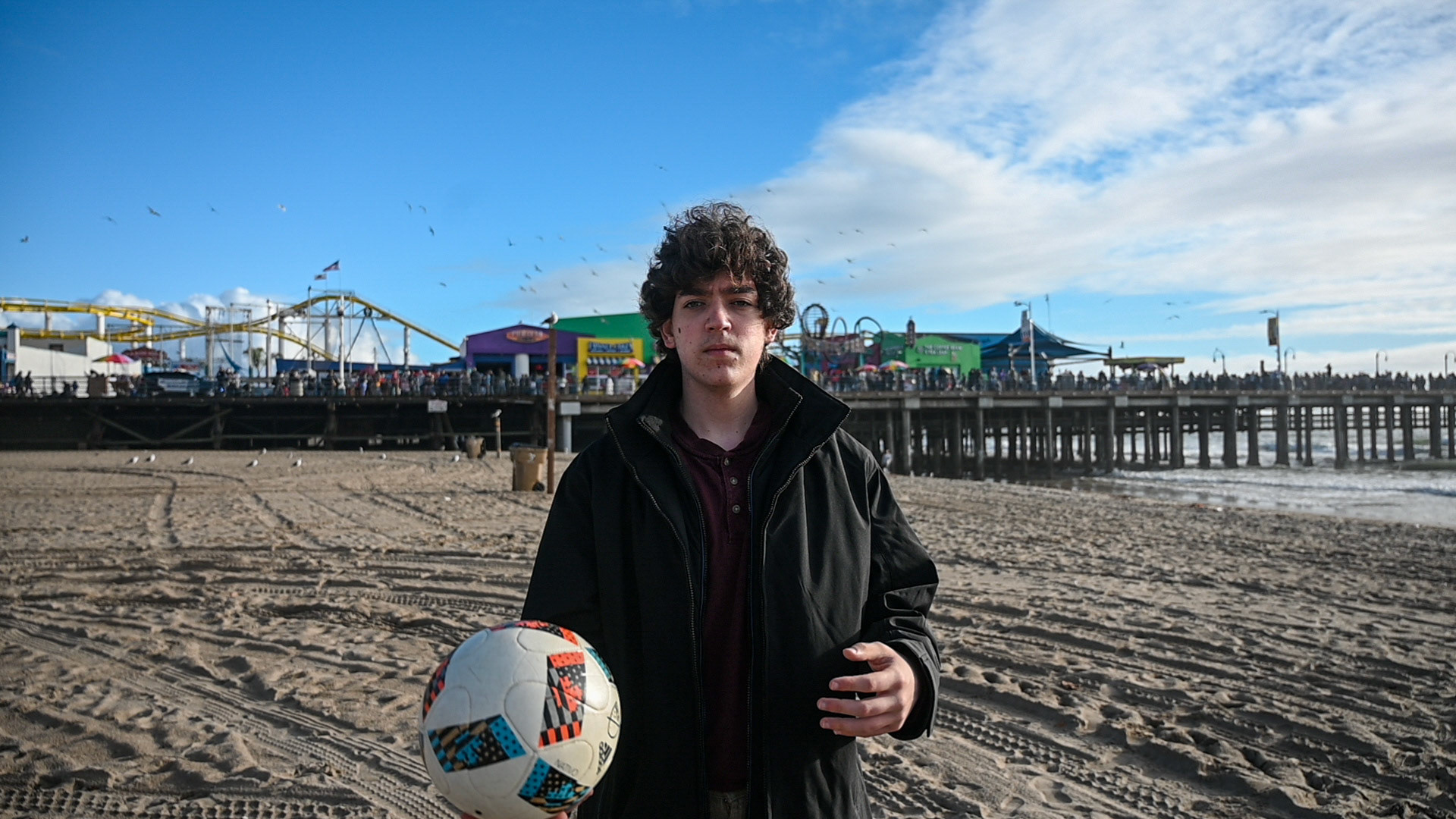 But soccer is put away this time– the rest of the pier awaits. 