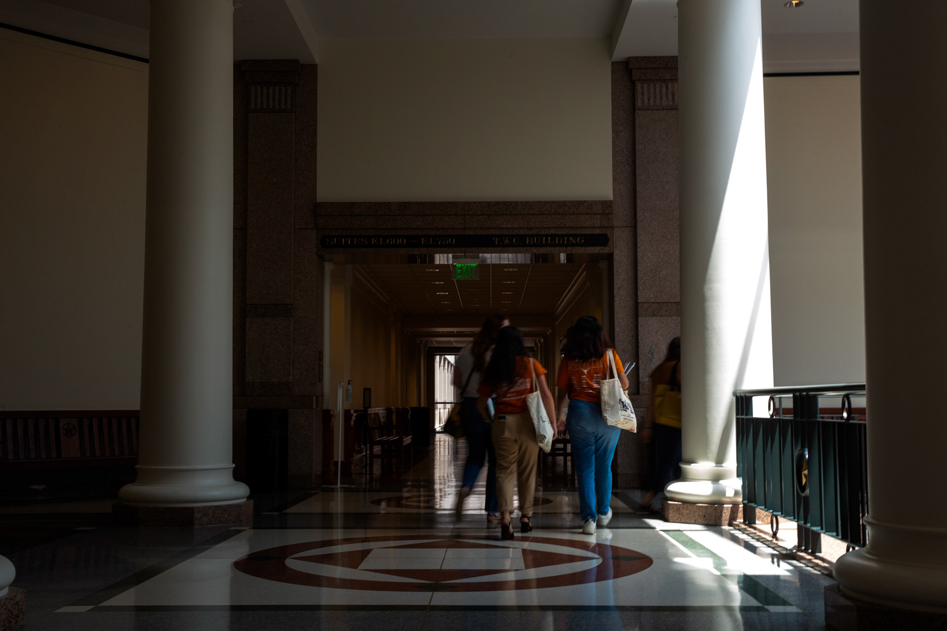 Days before SB17 and SB18, regarding higher education tenure and DEI, are heard on the house floor, Texas Students for DEI visit democrat house representatives to urge them to oppose the bills in the state capitol on May 18, 2023.