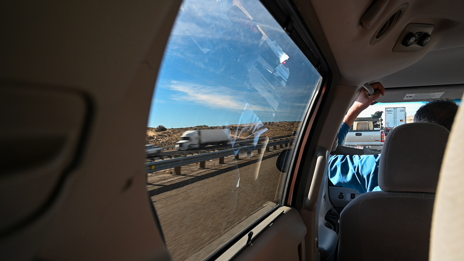 Baba is the sole driver on cross-country roadtrips when it's all five members of the family. The only exceptions are those with a drivers learning permit, who are going behind the wheel whether they want to or not. 