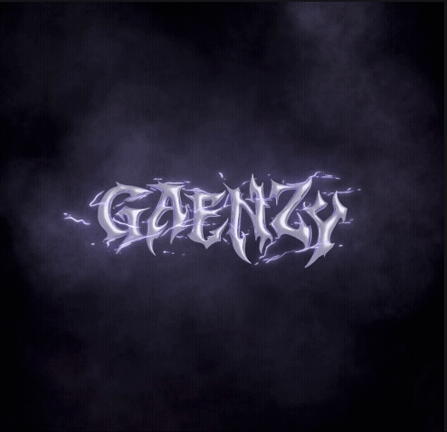 Wortmarke und Animation für den Rave DJ "Gaenzy"