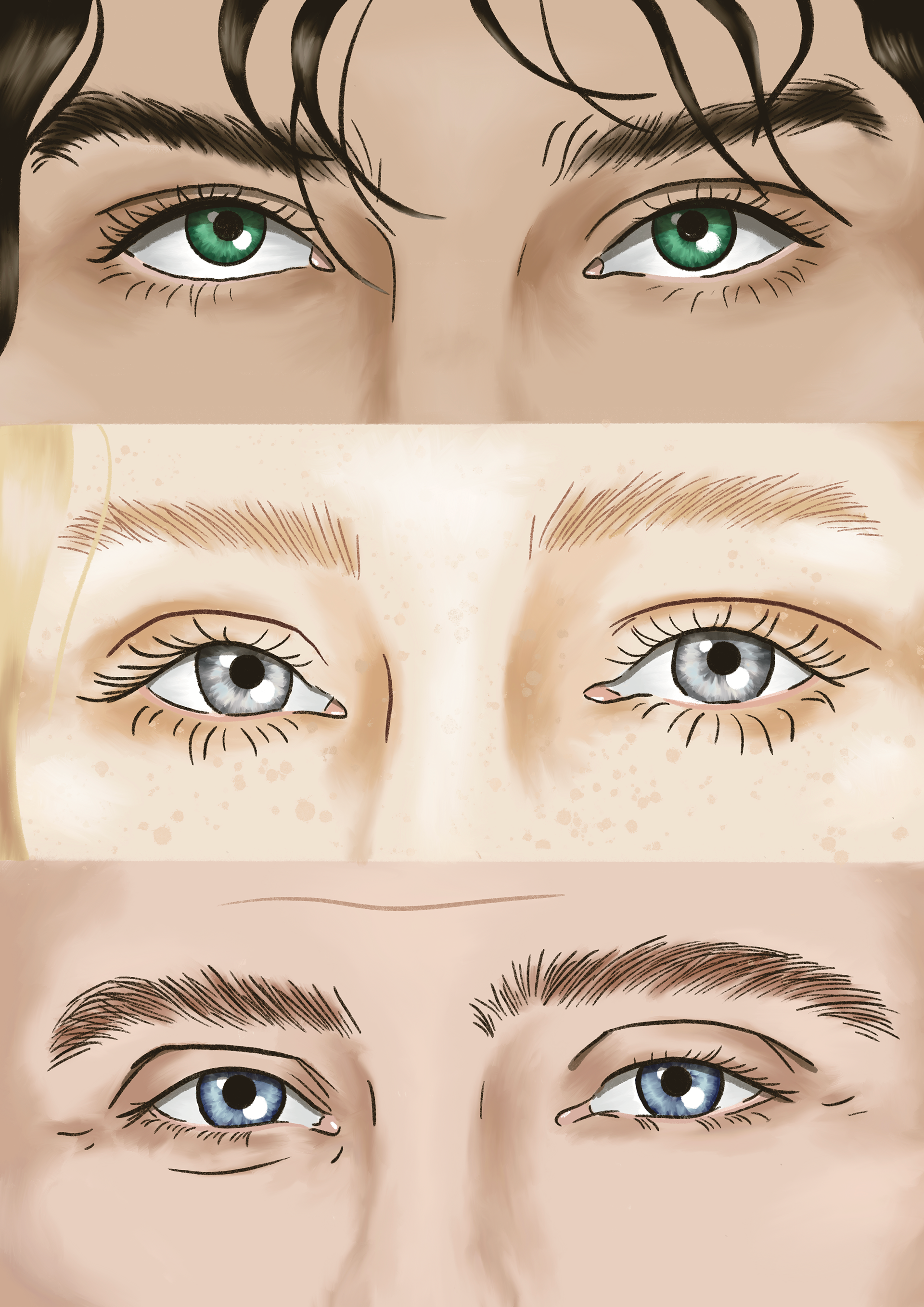 Augen - digitale Illustration