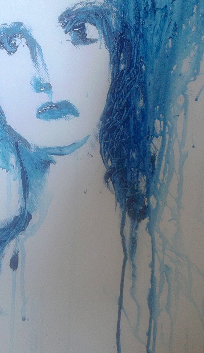 La peine - 60x60 - Détail