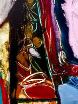 Détail " Mère à l'enfant brûlant "