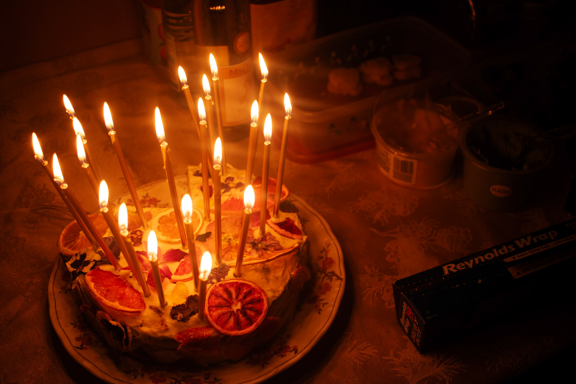 birthday cake i made. [02.25]