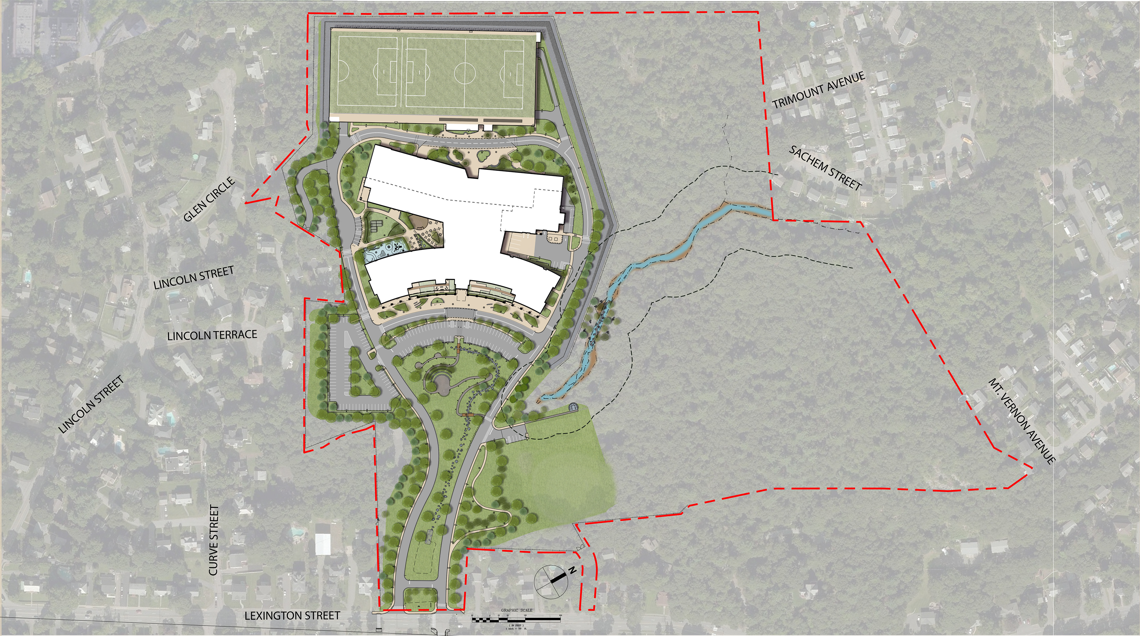 Rendered Site Plan