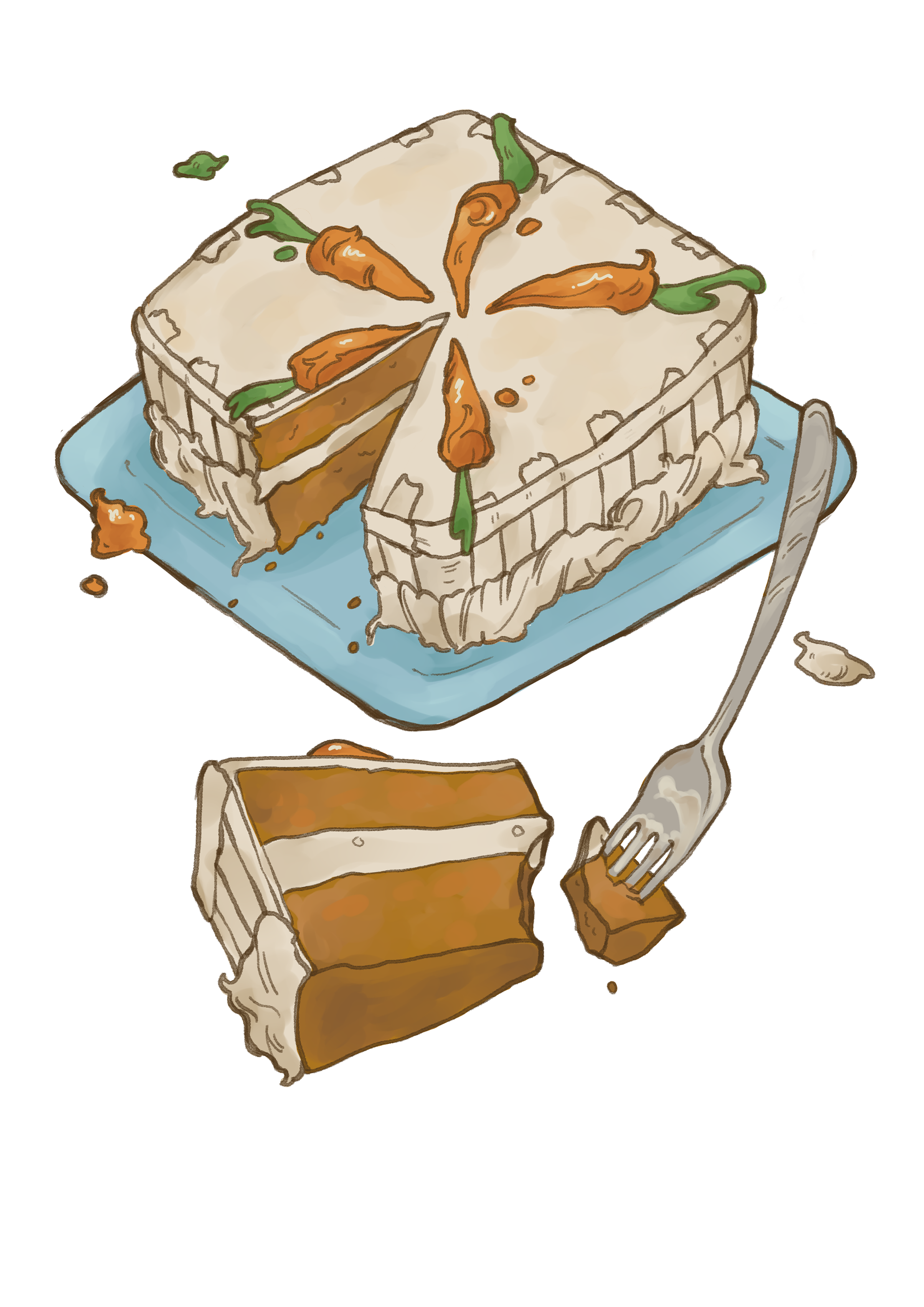 Matchbox Carrot Cake