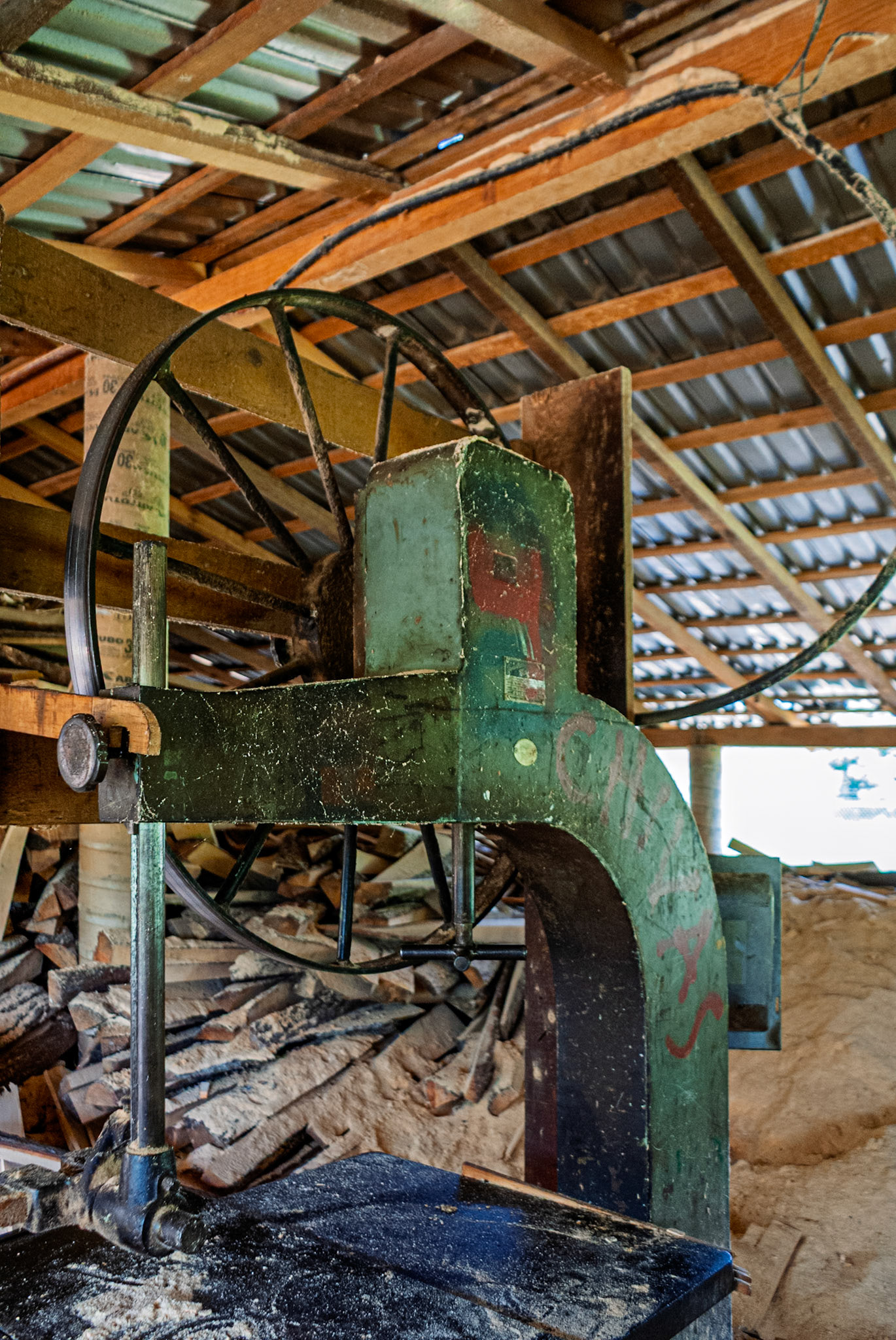 A sawmill near Tacámbaro Michoacán