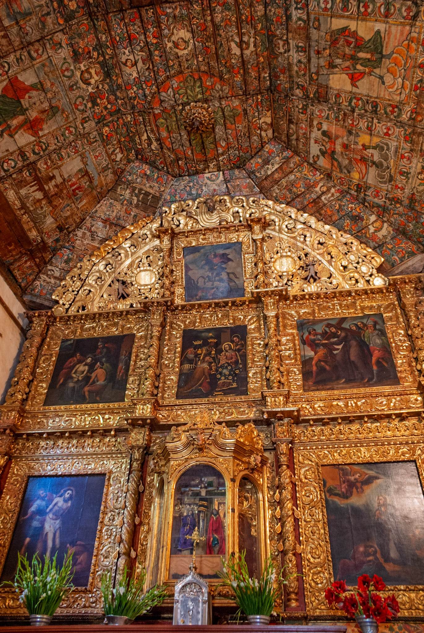 The church at Tupátaro Michoacán