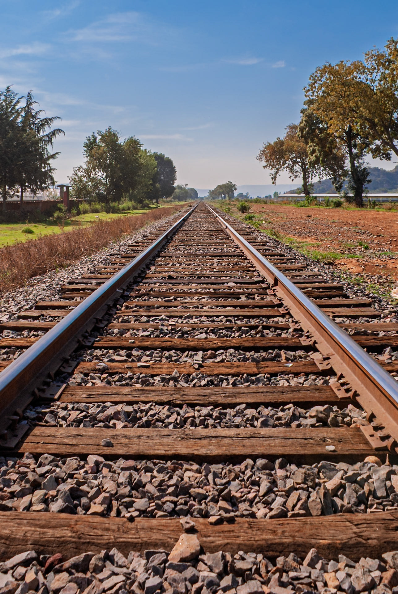 Railroad at Lagunillas, Michoacán