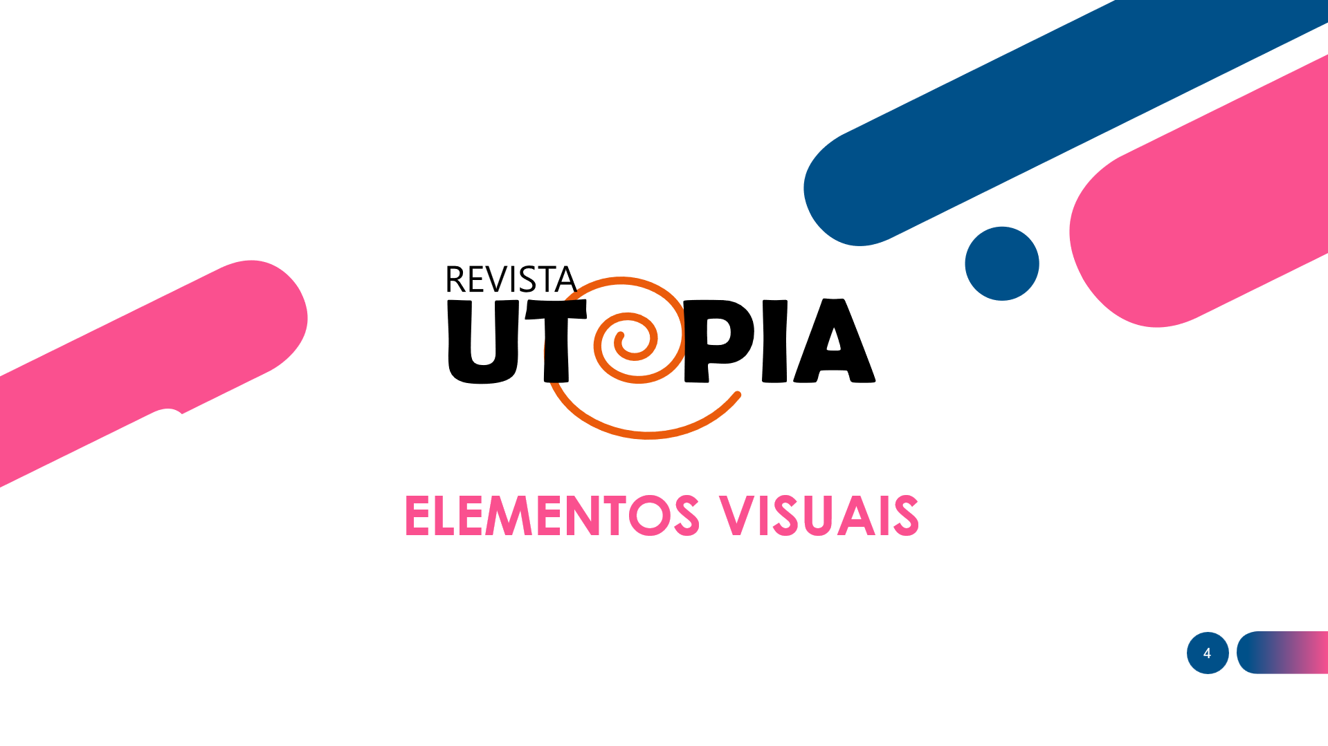 Revista Utopia - Elementos visuais