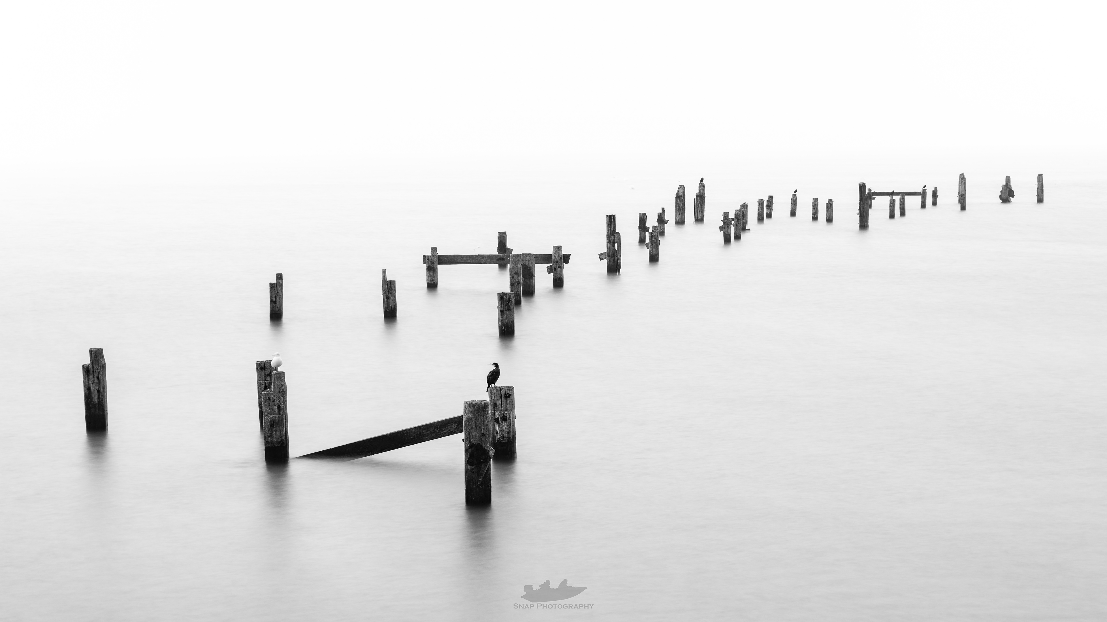 The old pier at Swanage
