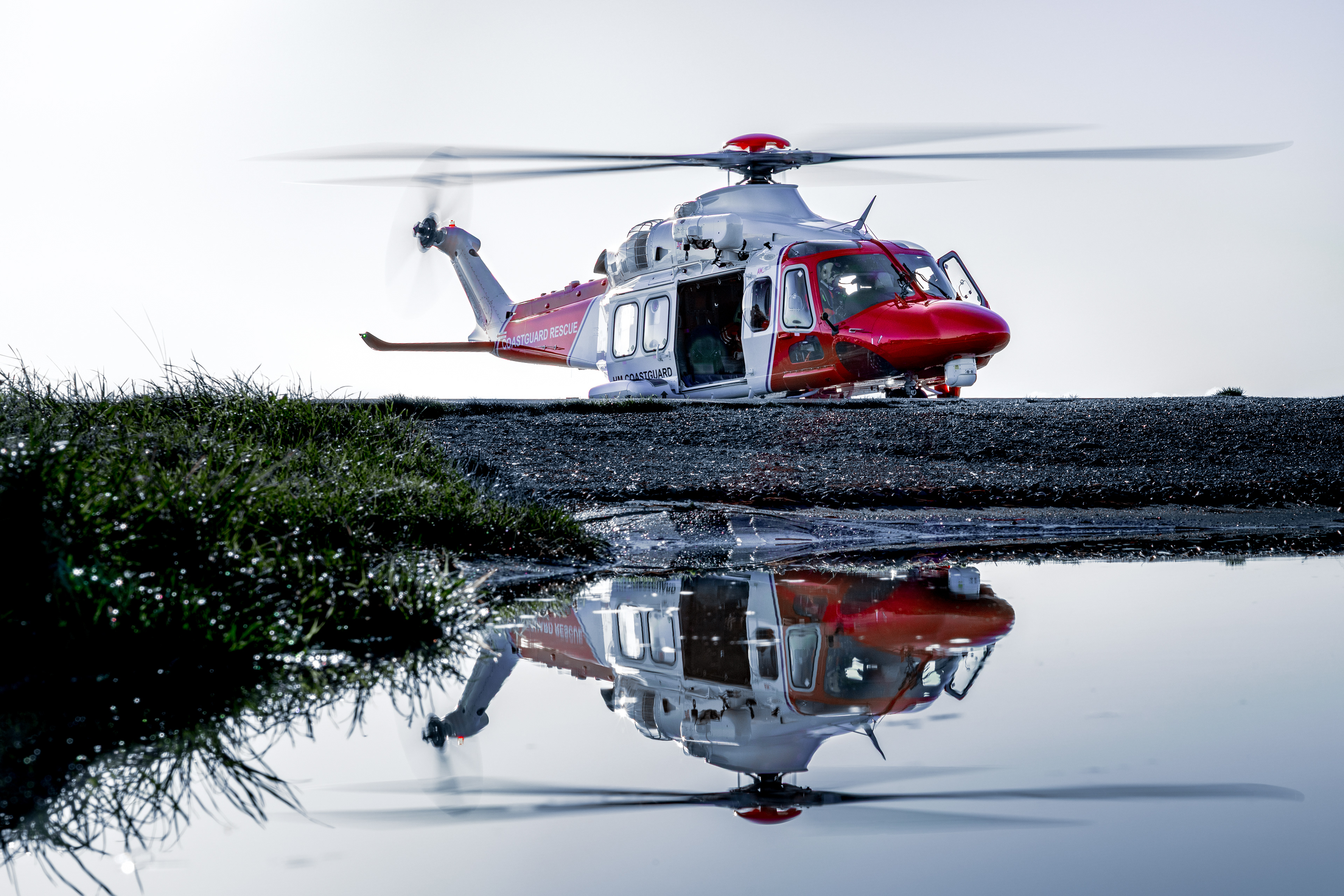 Coastguard on Mudeford Quay 