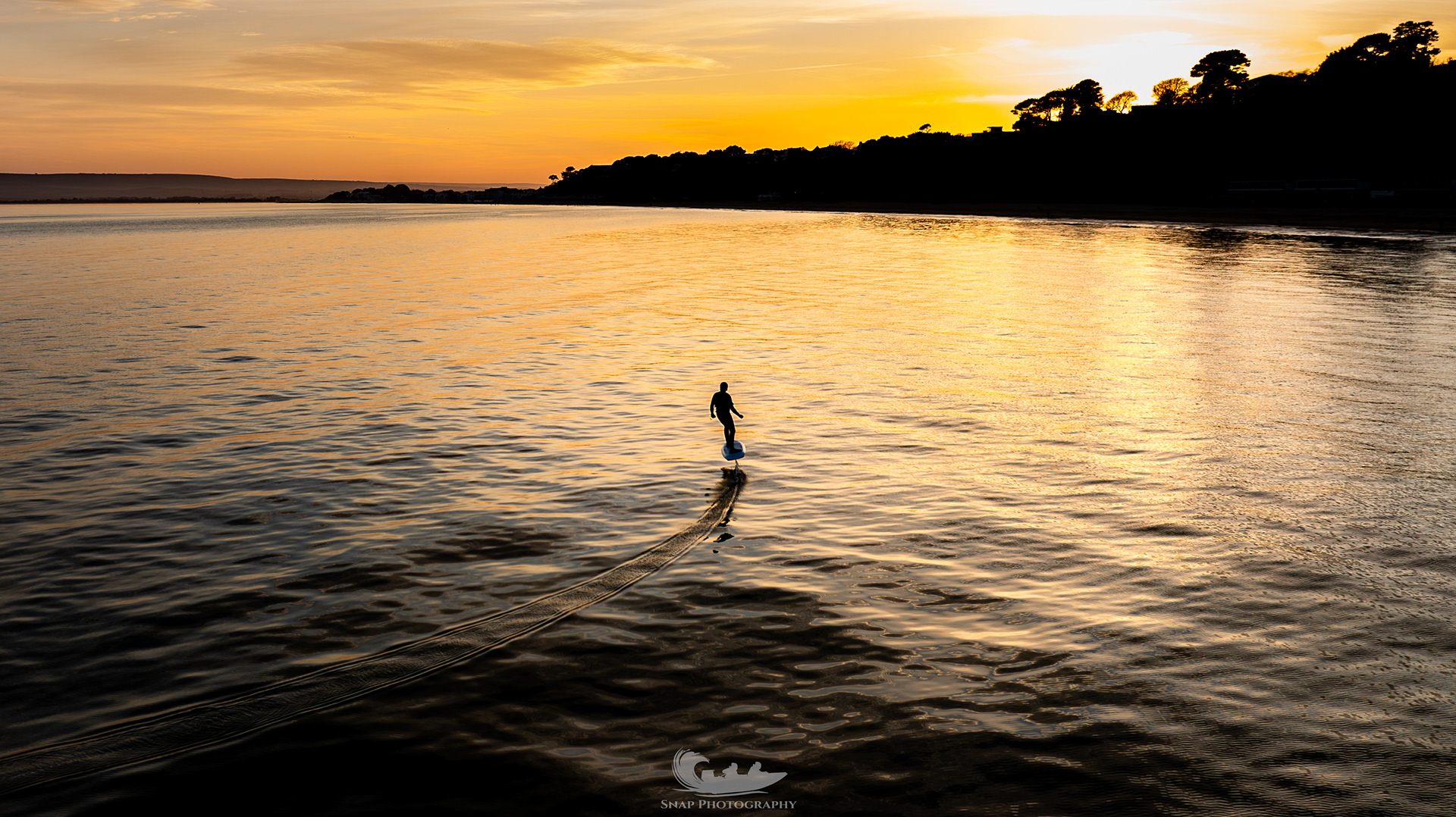 E-Foiler at Branksome Chine