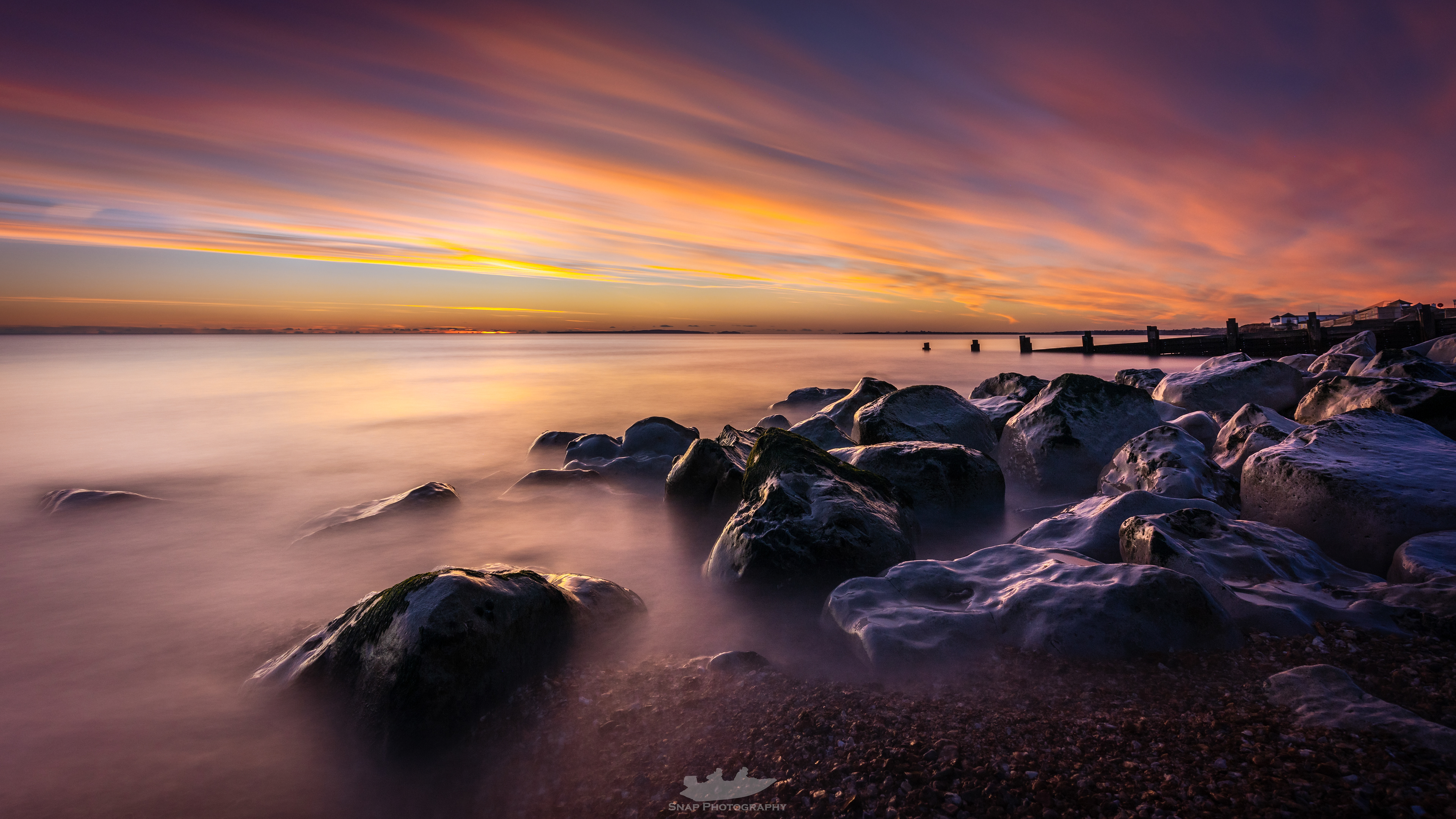 Milford on sea sunset 