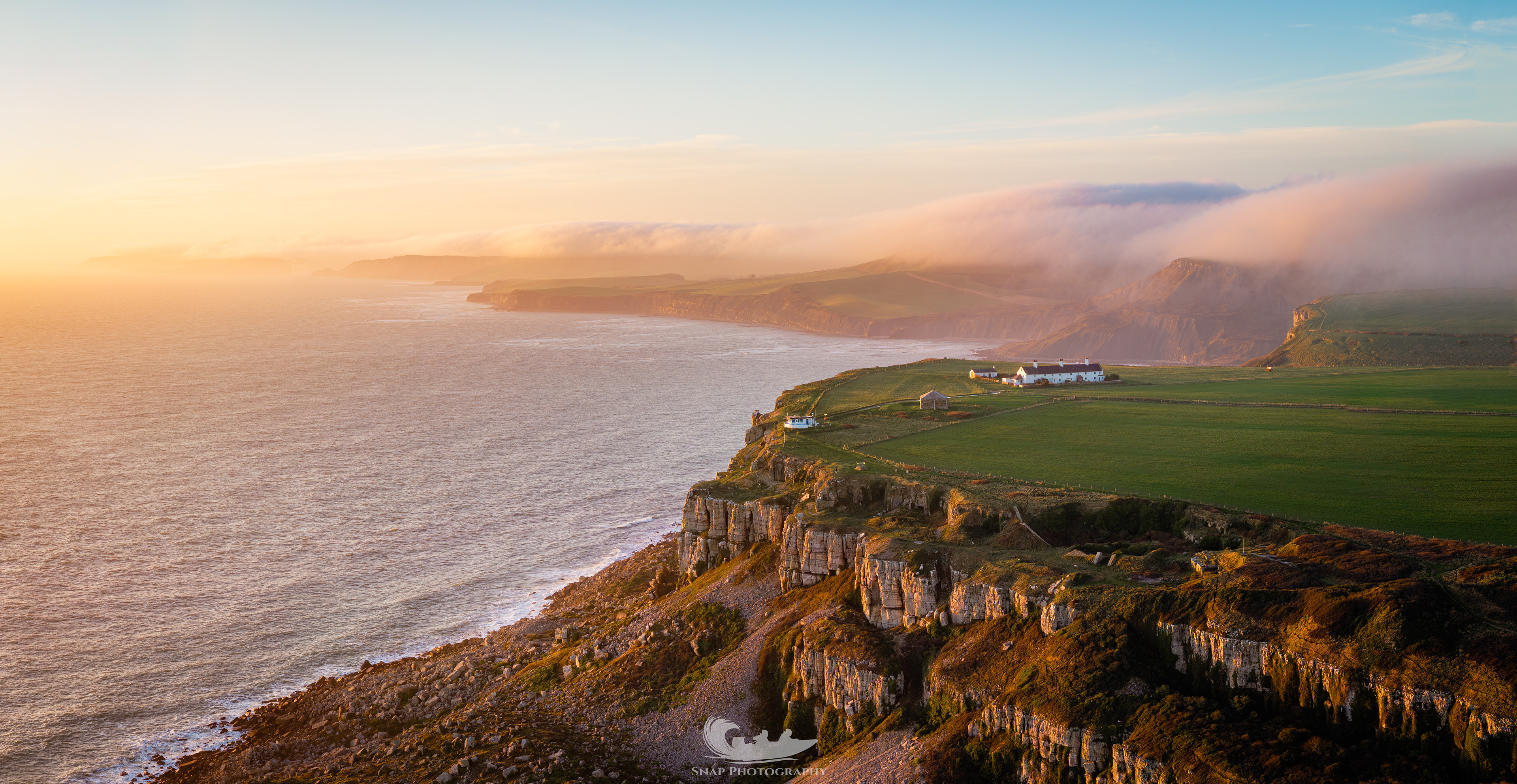 Jurassic coast cloud inversion