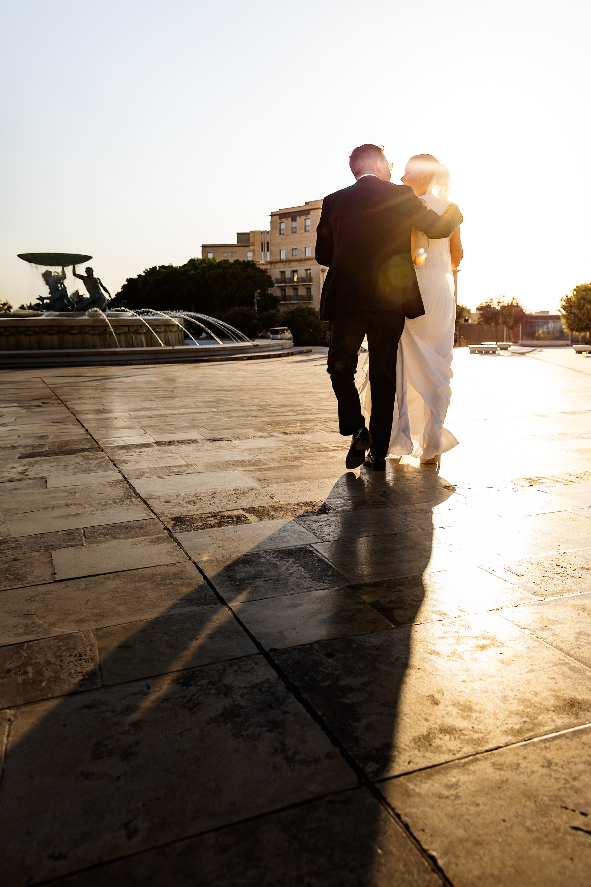 Paddy and Niamh's big day in Valetta, Malta