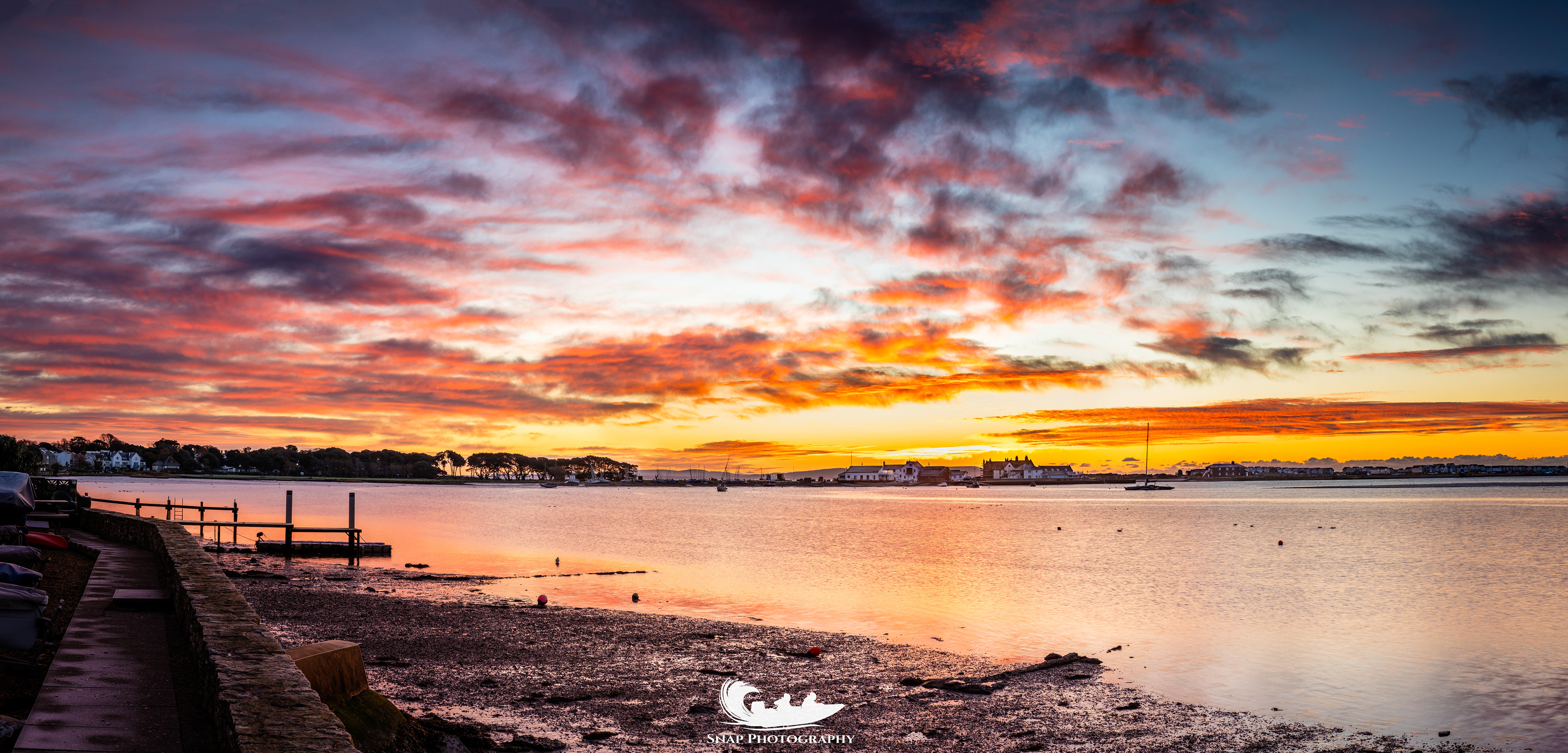 Sunrise over Mudeford Quay