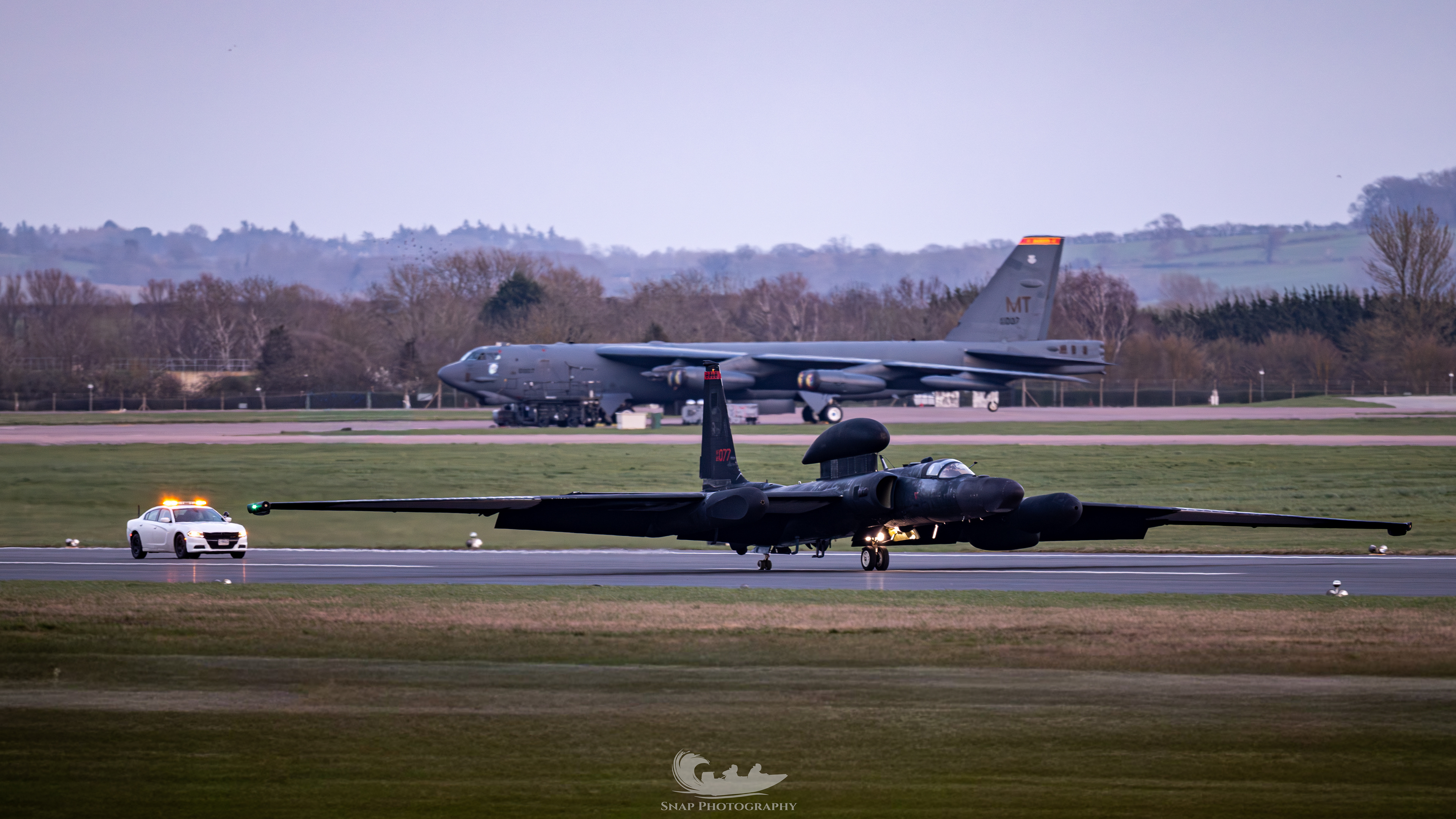 U2 Dragon lady landing at RAF Fairford