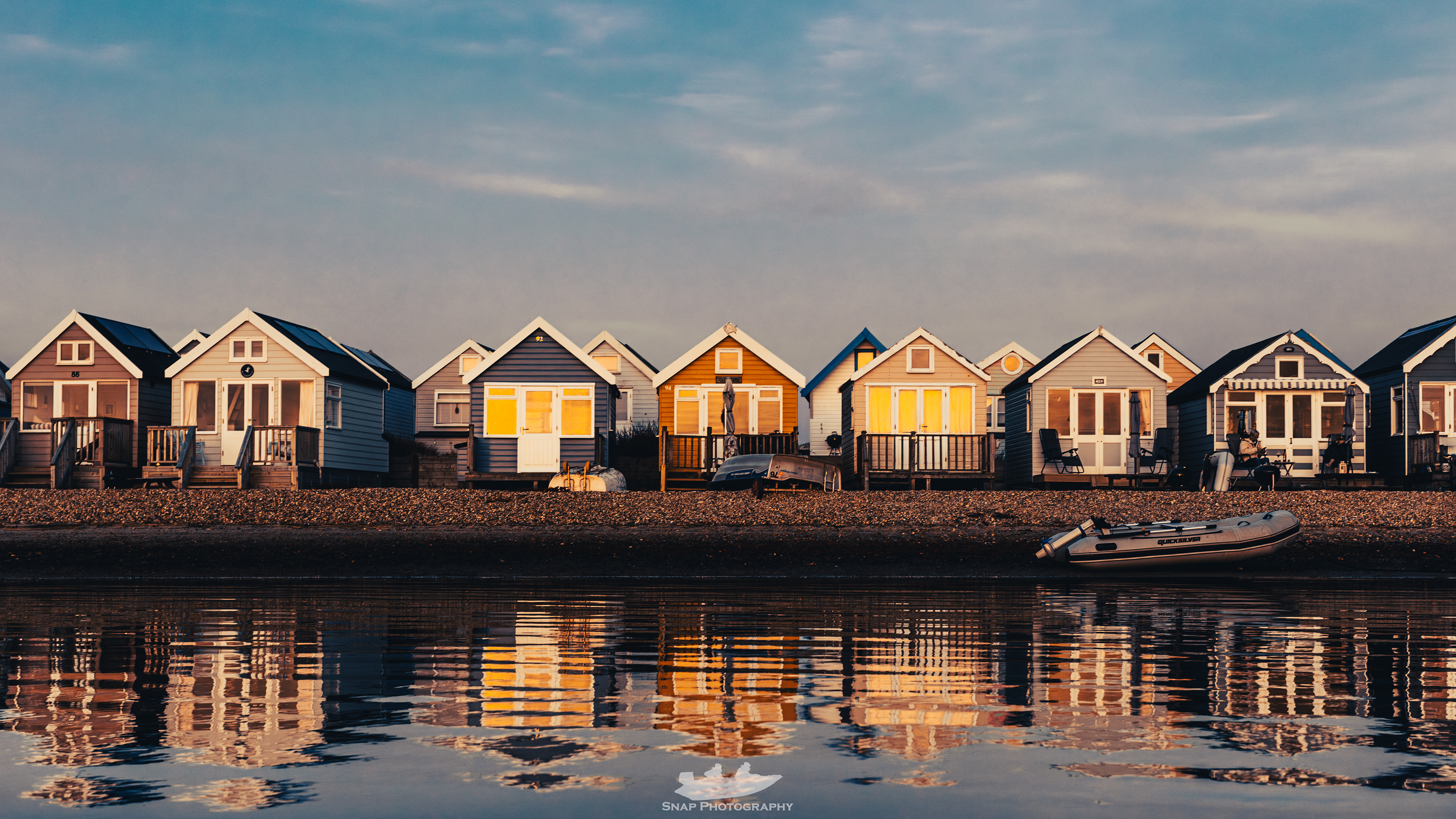 Mudeford beachhuts 