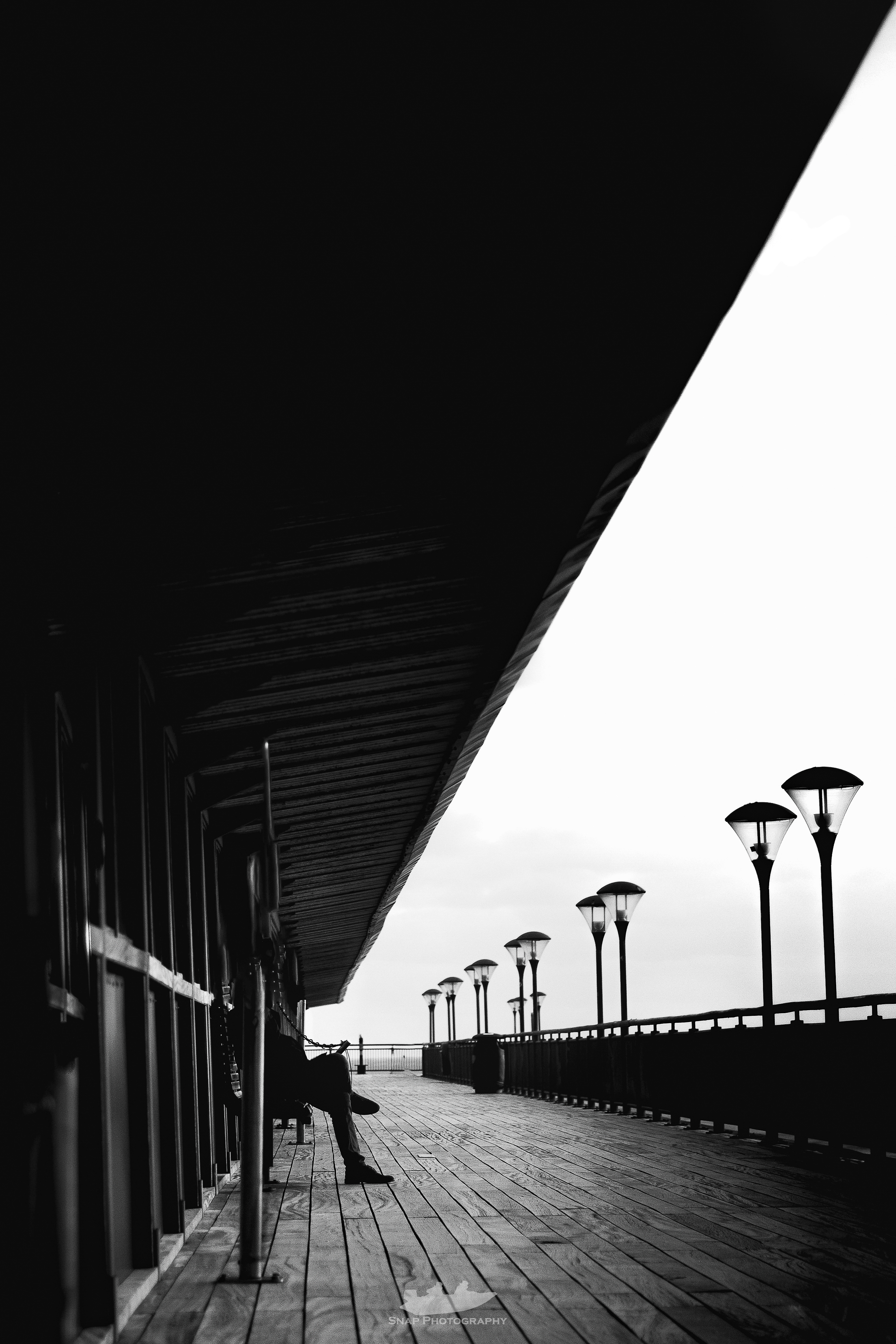 Time out at Boscombe pier