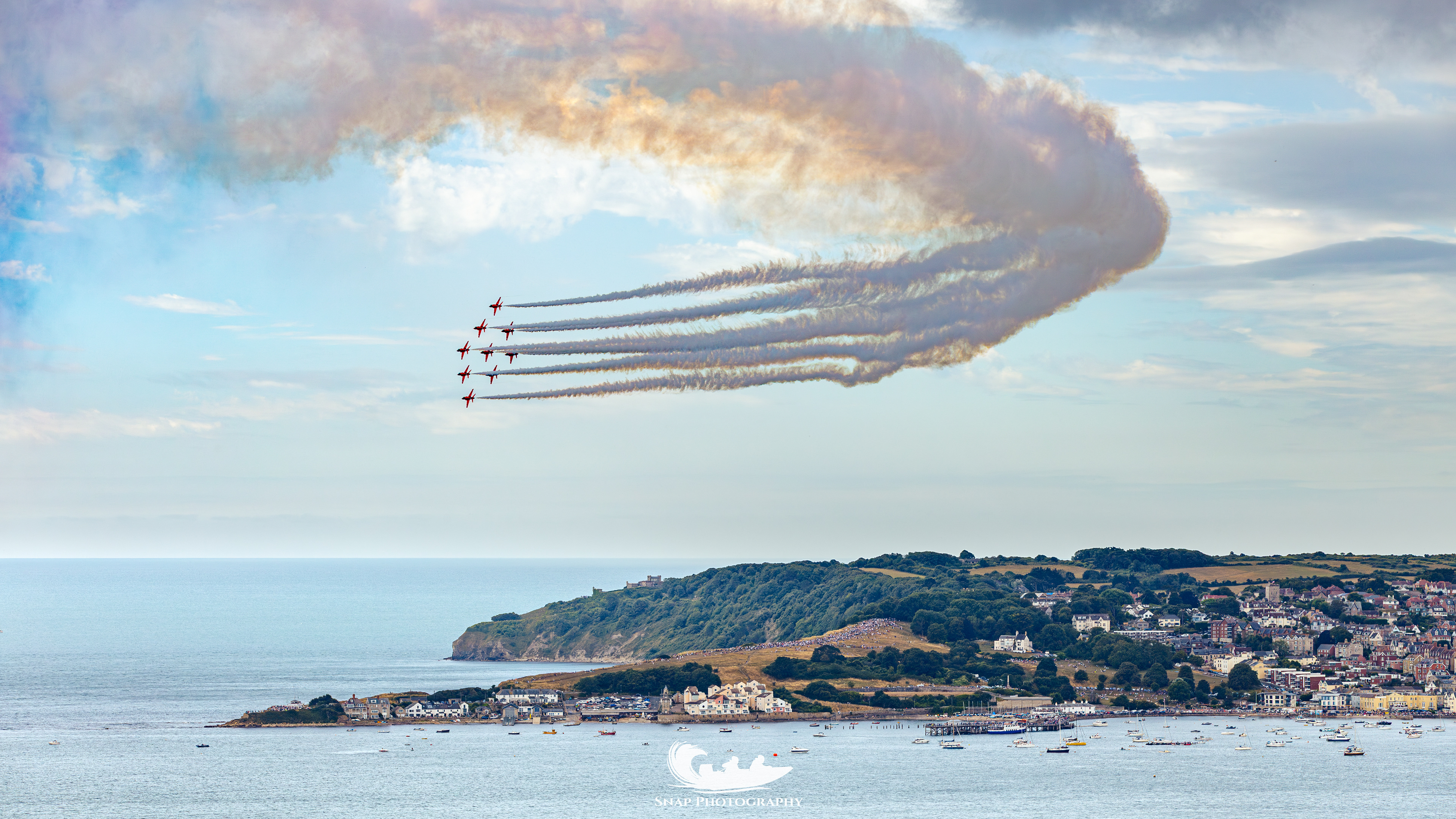 Swanage Red Arrows display