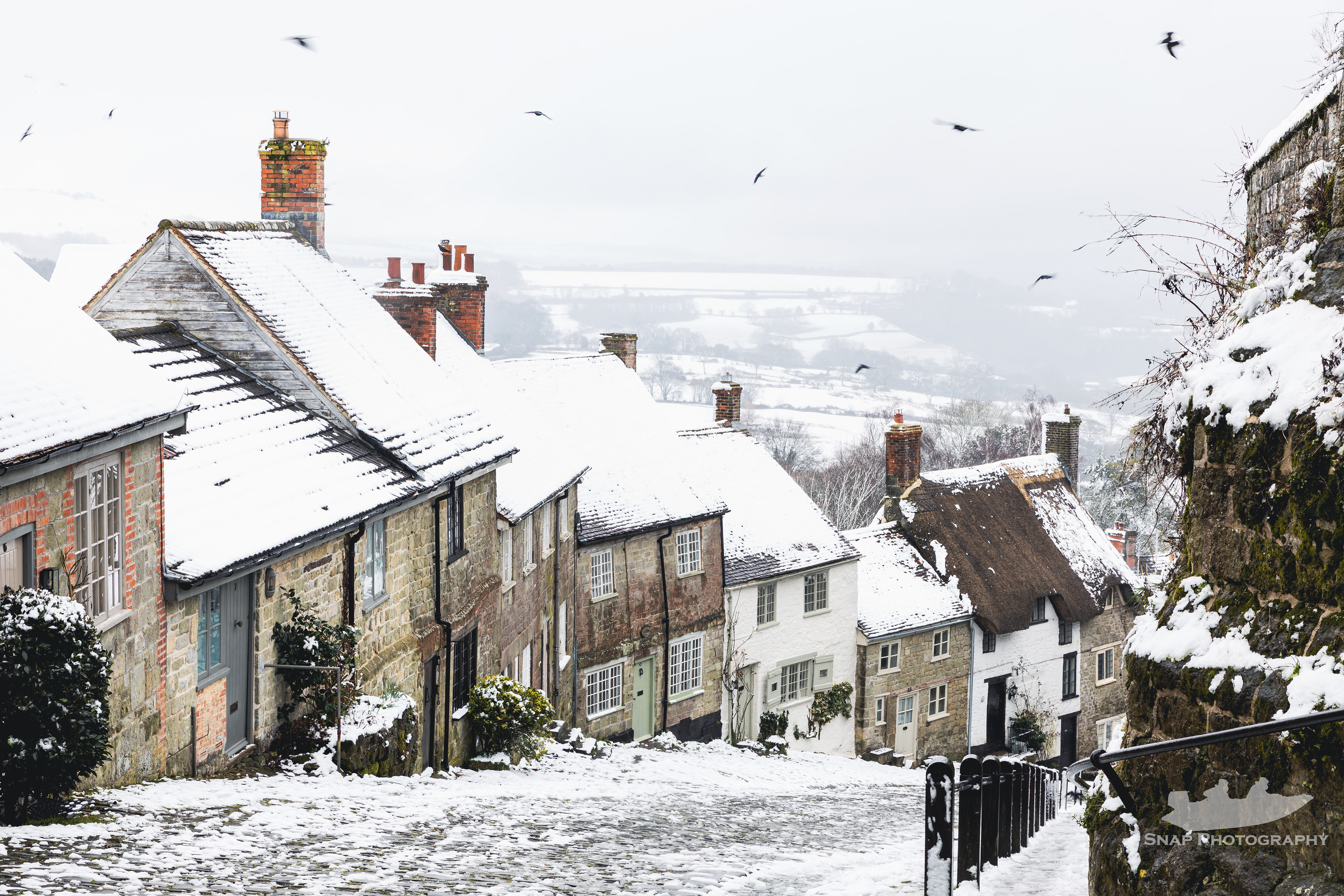 Gold Hill in the snow