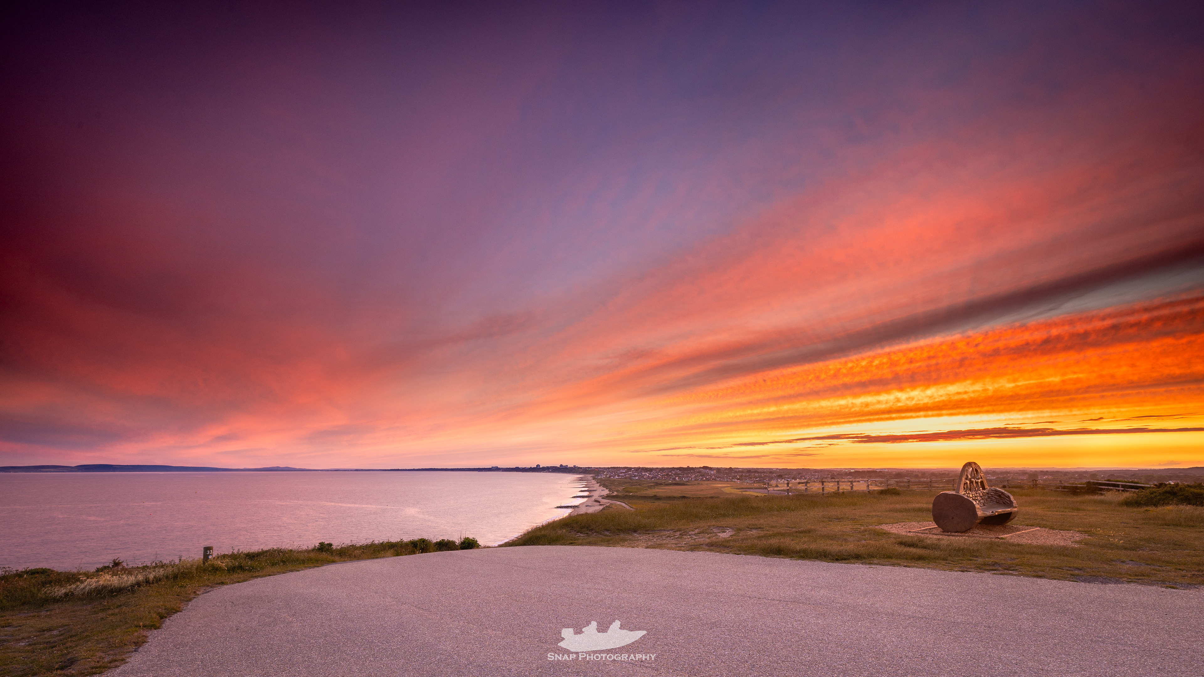 Hengistbury Head sunset 