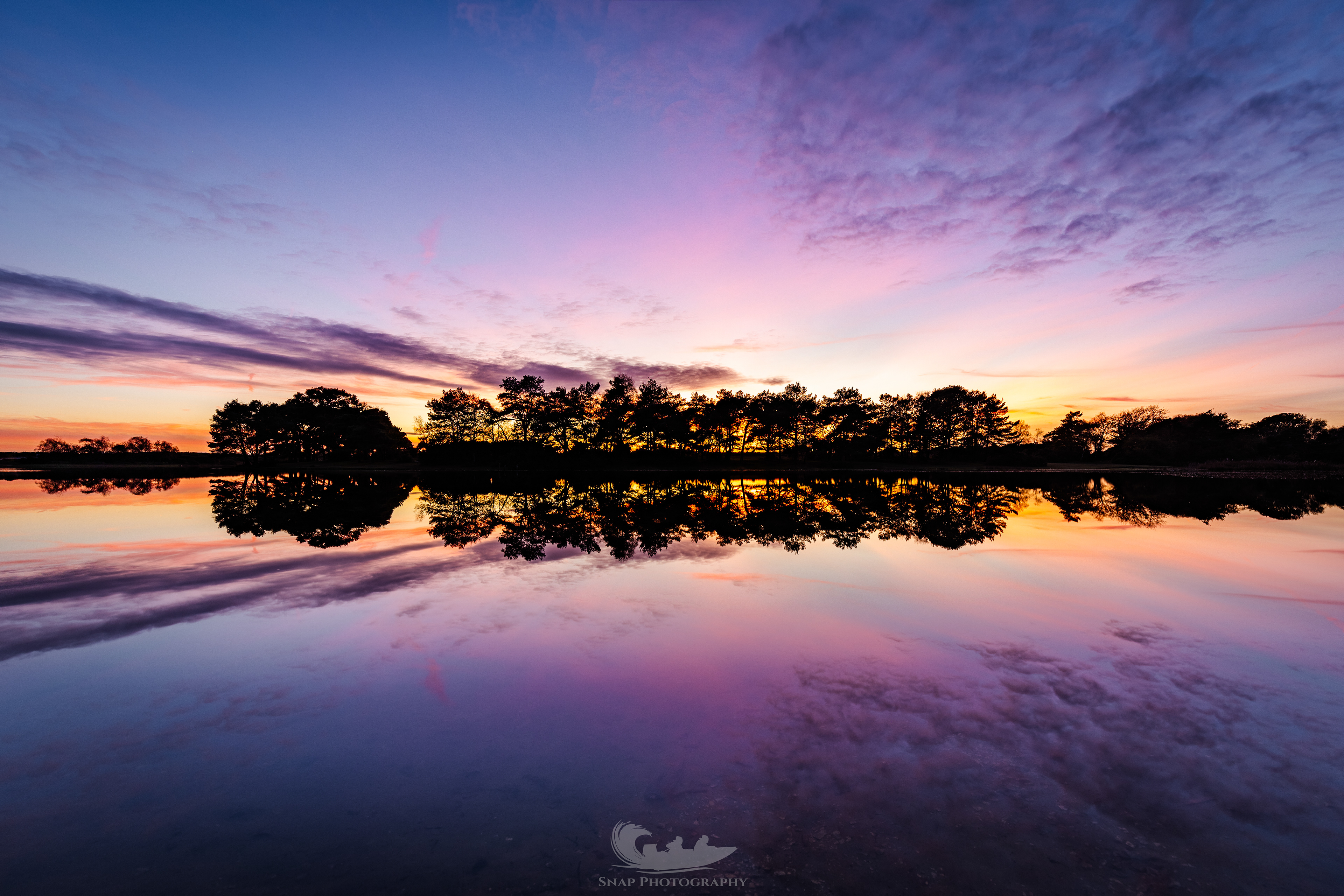 Hatchet pond sunset 
