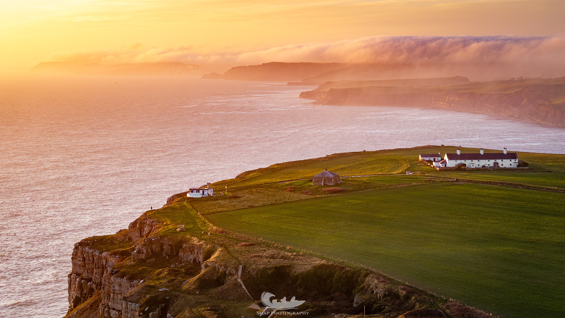 Jurassic coast cloud inversion
