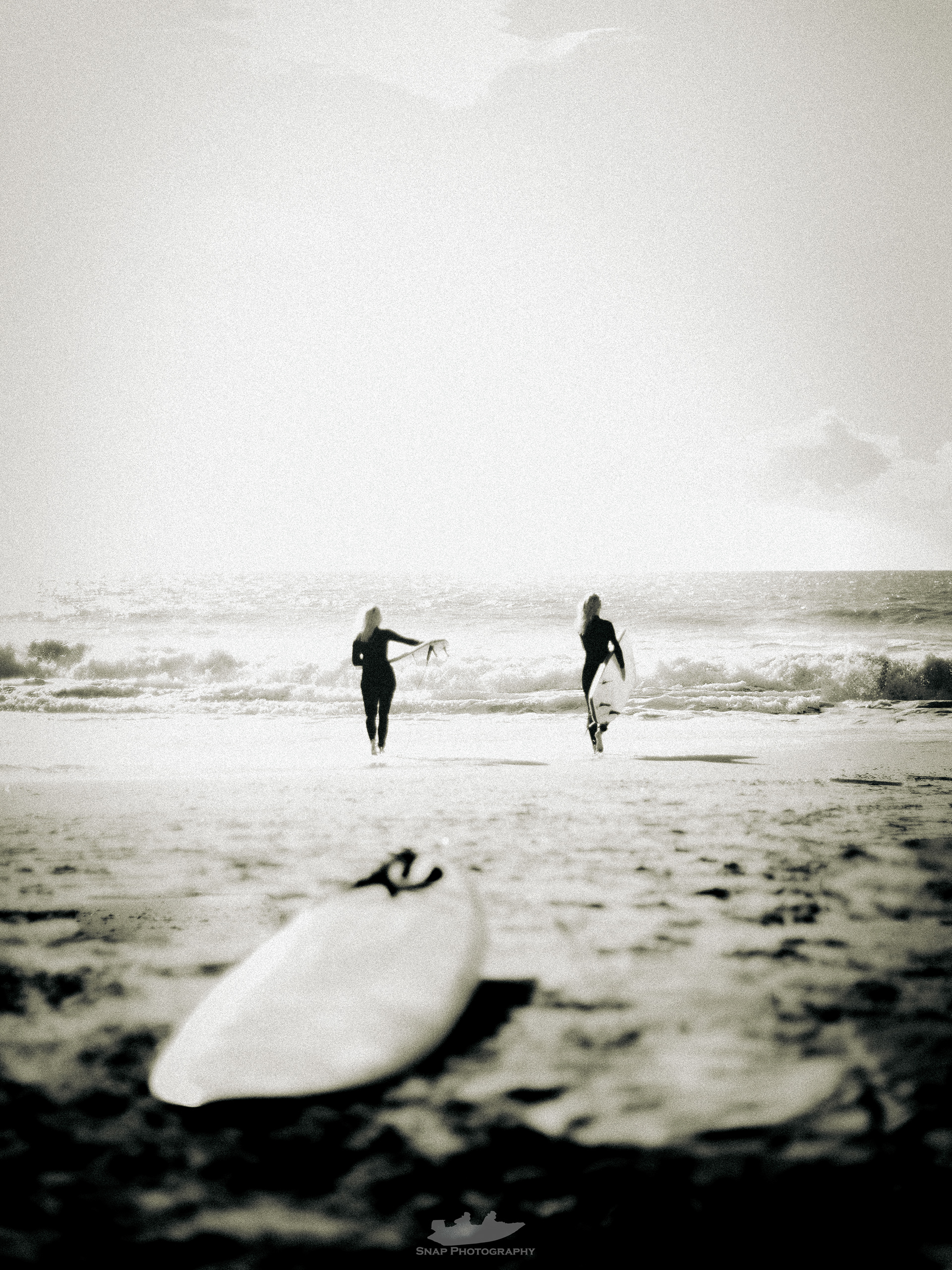 Gone surfing