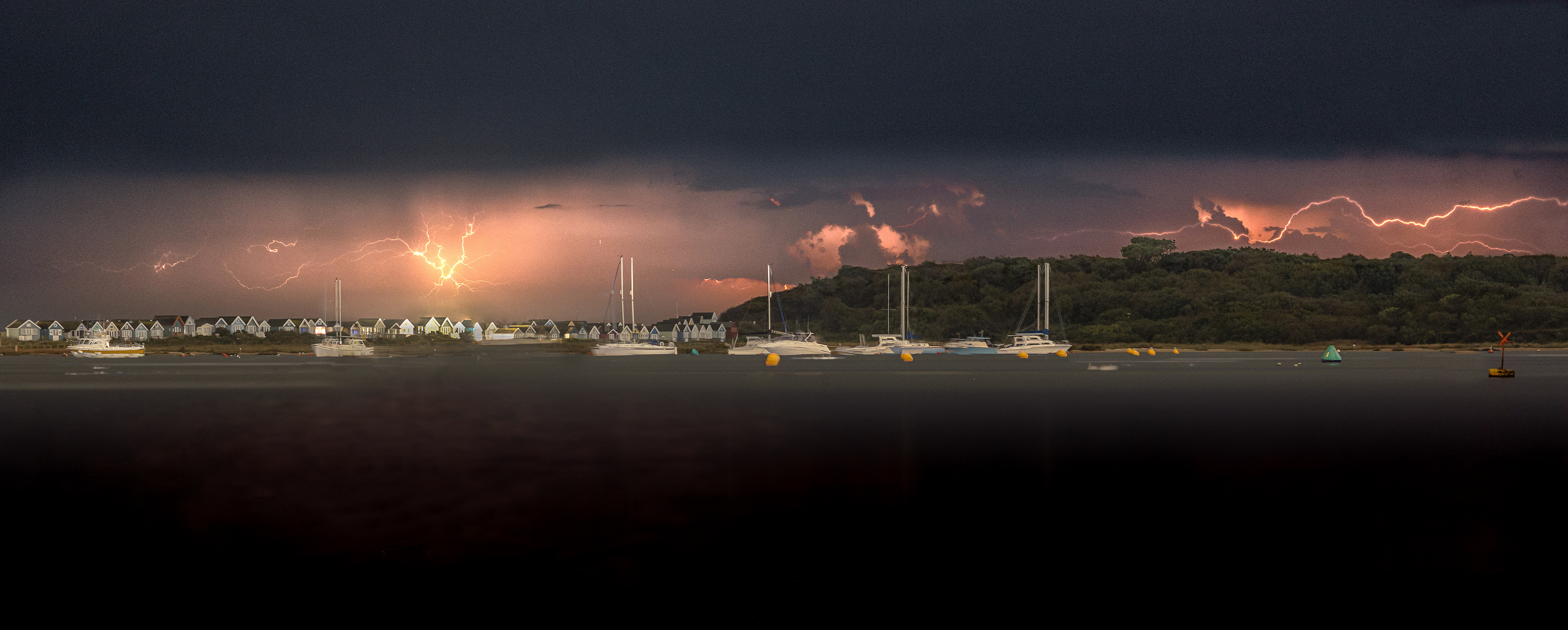 Forks over Hengistbury Head 