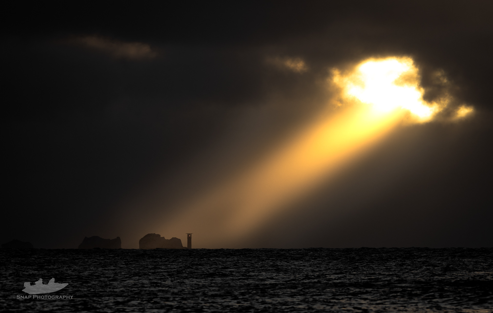 When the lights just right