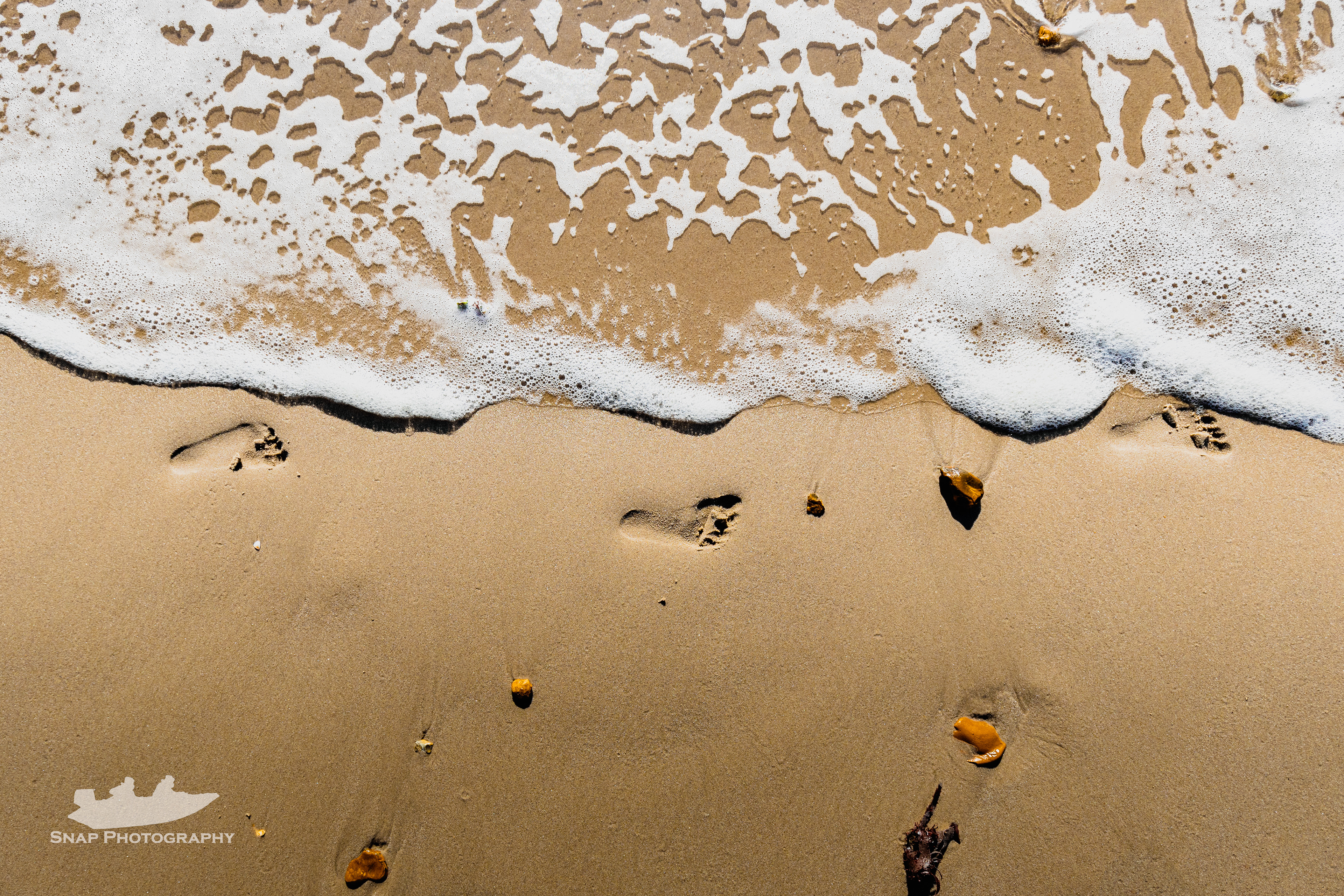 Tiny sandy salty feet