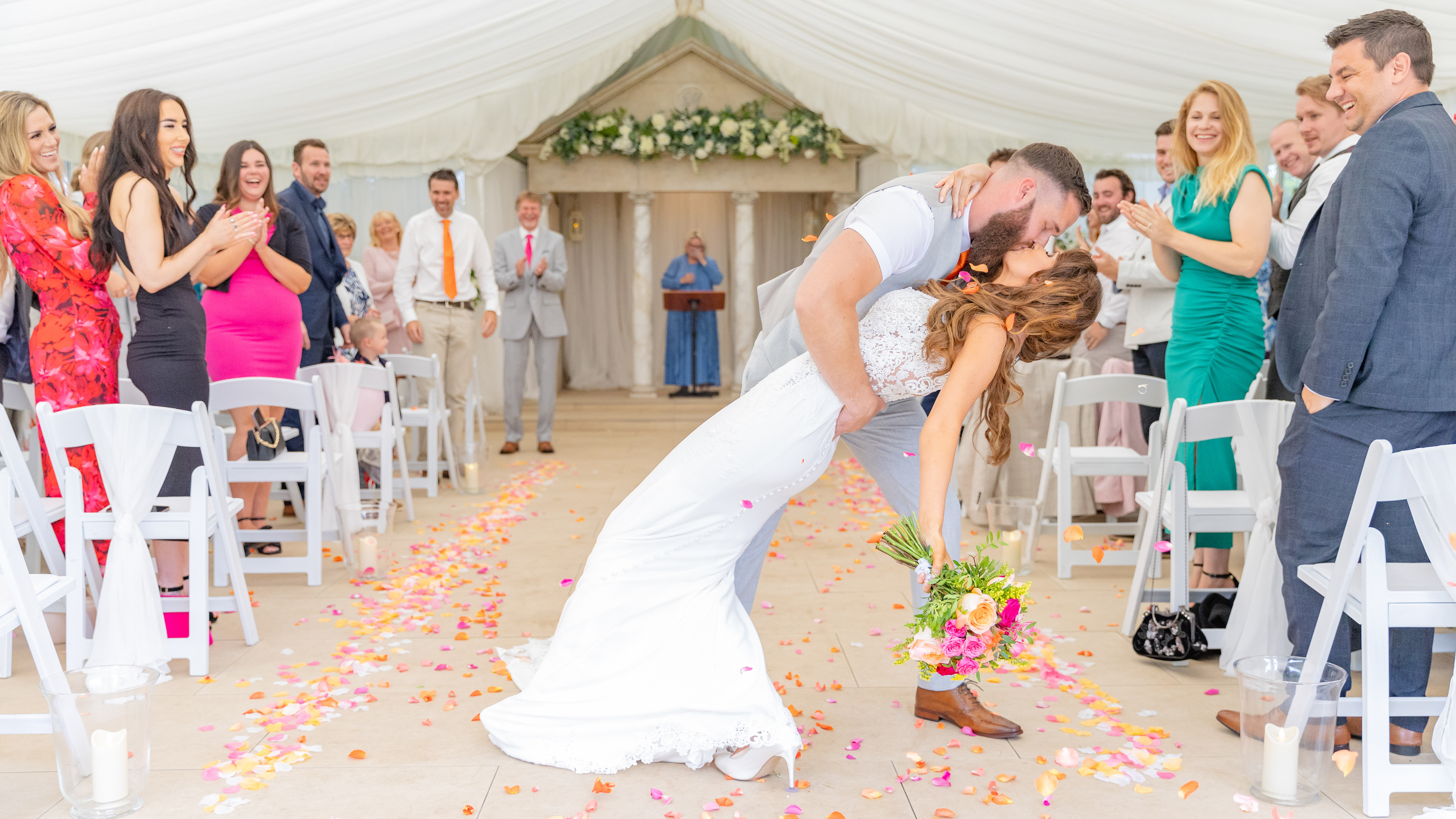 Sarah and Mark's big day at Parley Manor